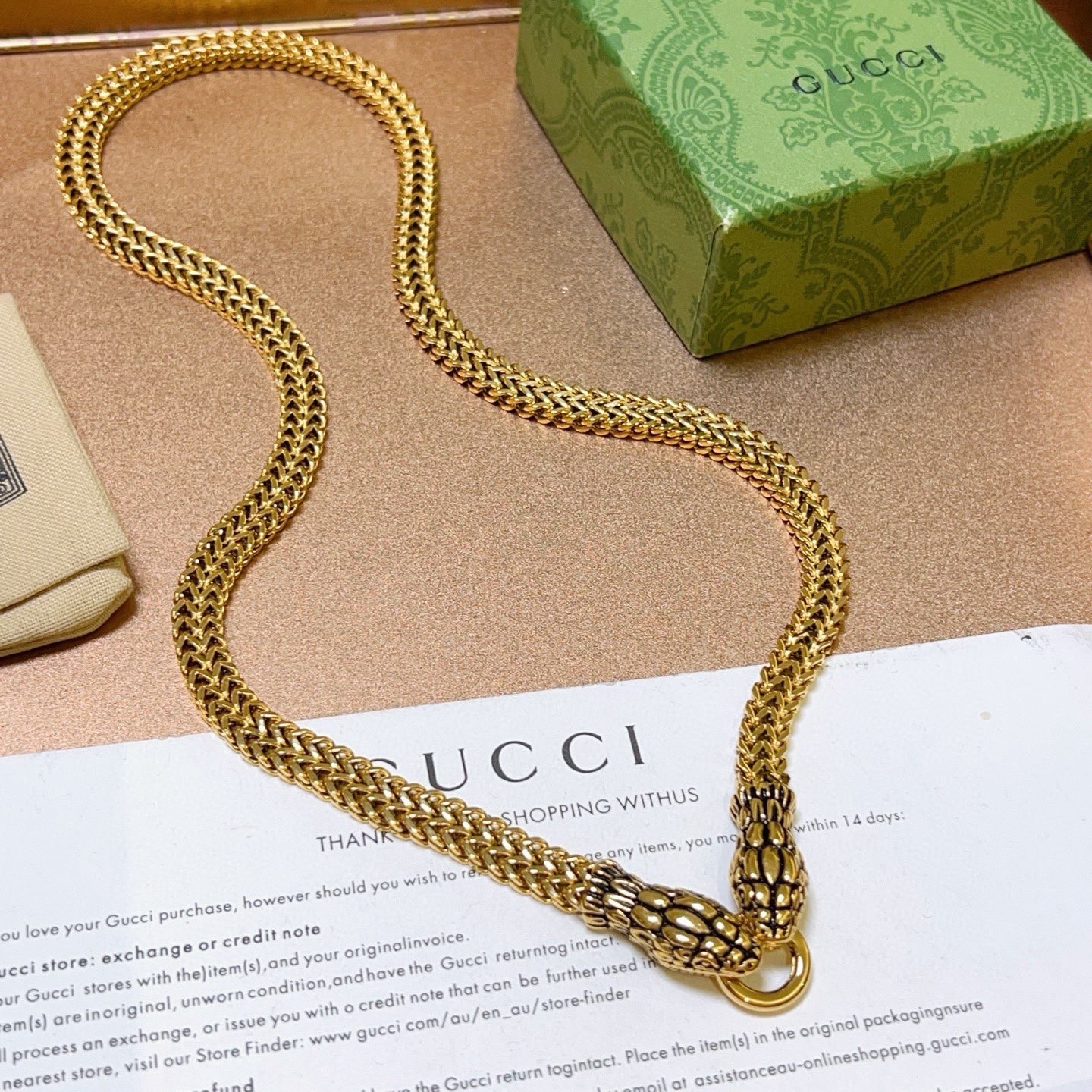 古驰 Gucci 高定典藏高定典雅奢华珠宝首饰项链手链戒指 #A01ACB5B 4