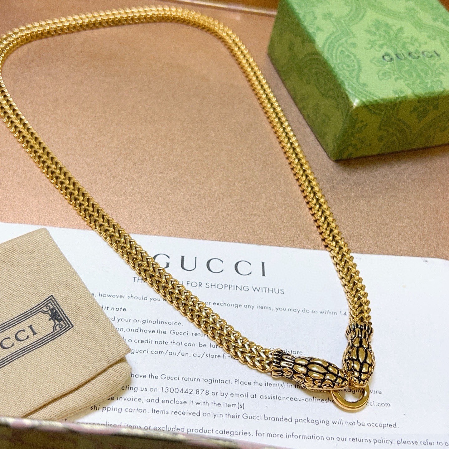 古驰 Gucci 高定典藏高定典雅奢华珠宝首饰项链手链戒指 #A01ACB5B 8