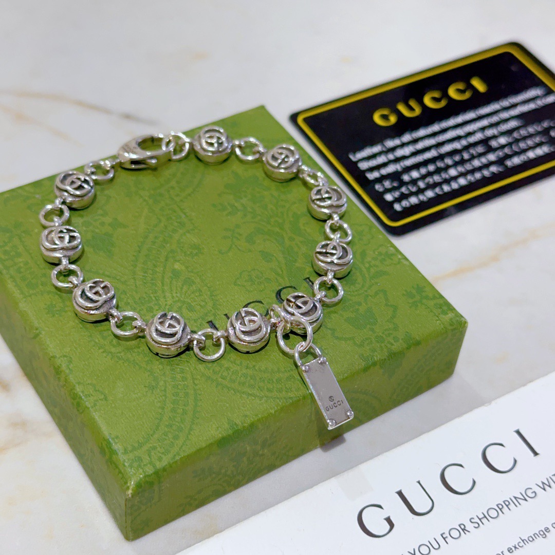 古驰 Gucci 高定典藏高定典雅奢华珠宝首饰项链手链戒指 #89497DE4 2