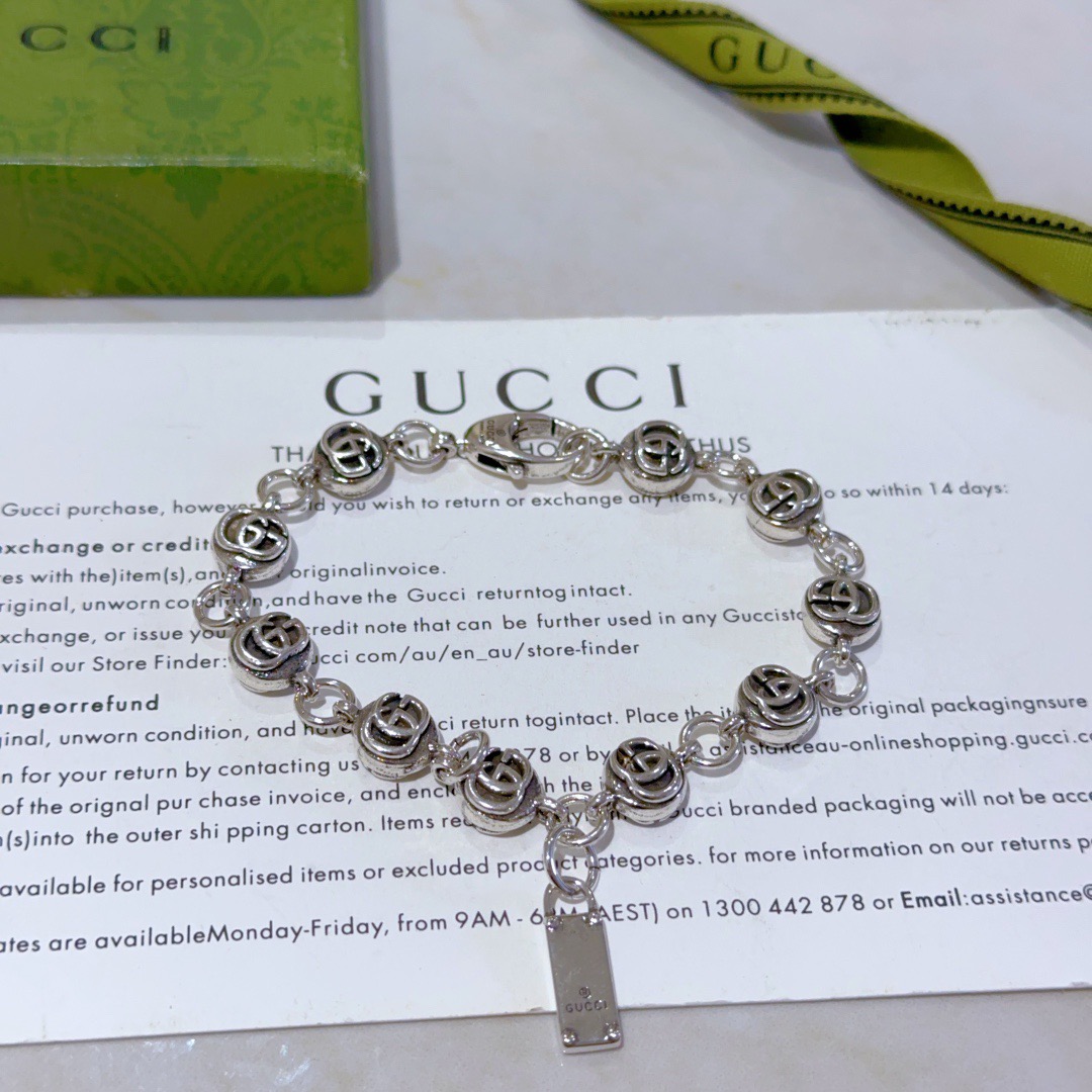 古驰 Gucci 高定典藏高定典雅奢华珠宝首饰项链手链戒指 #89497DE4 4
