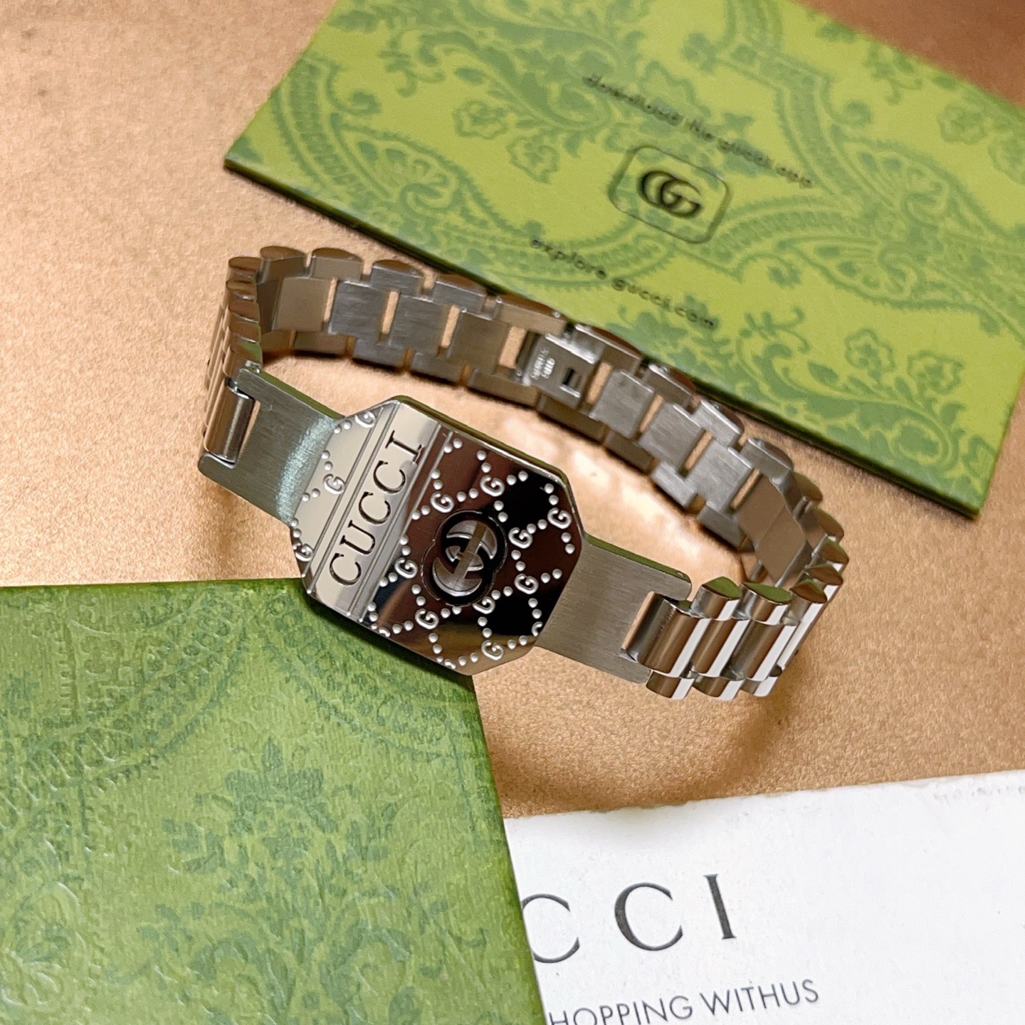 古驰 Gucci 高定典藏高定典雅奢华珠宝首饰项链手链戒指 #866799DF 5