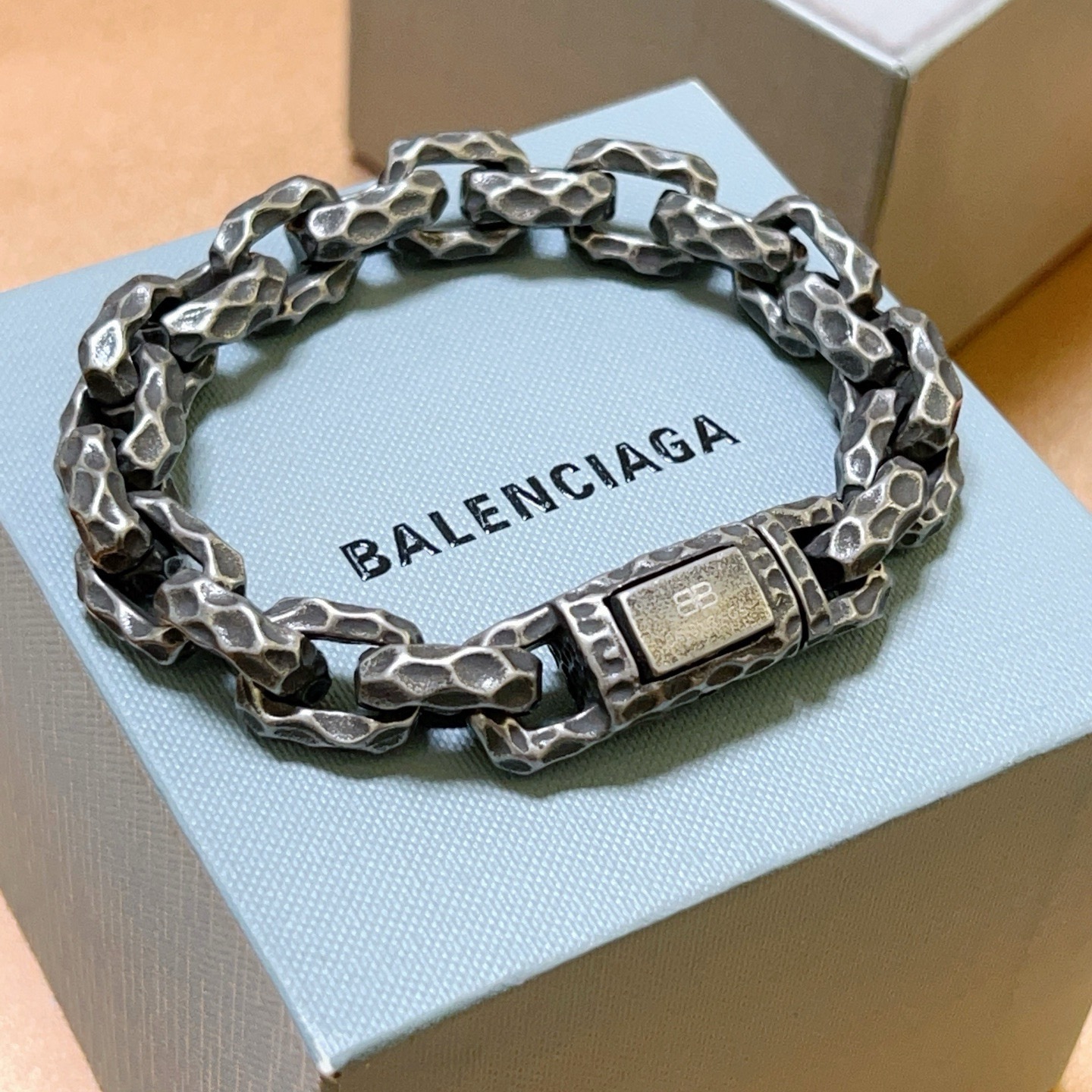 货🔹🔹新品 巴黎世家手链Balenciaga手链🔹巴黎世家手链 男士款 设计独特 前卫 男士必备 5