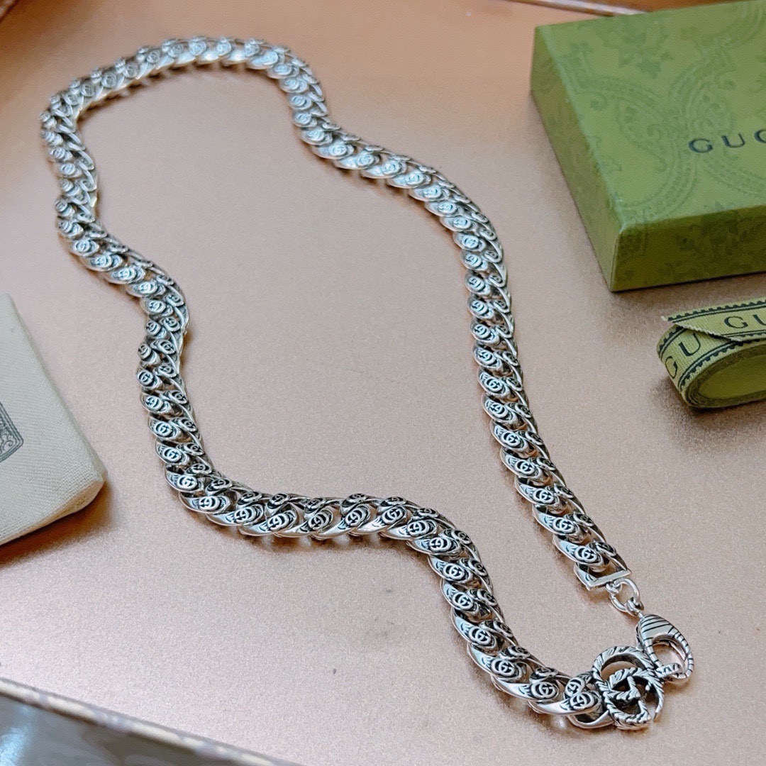 奢华款)Gucci古驰项链最新款链条档次更高 4