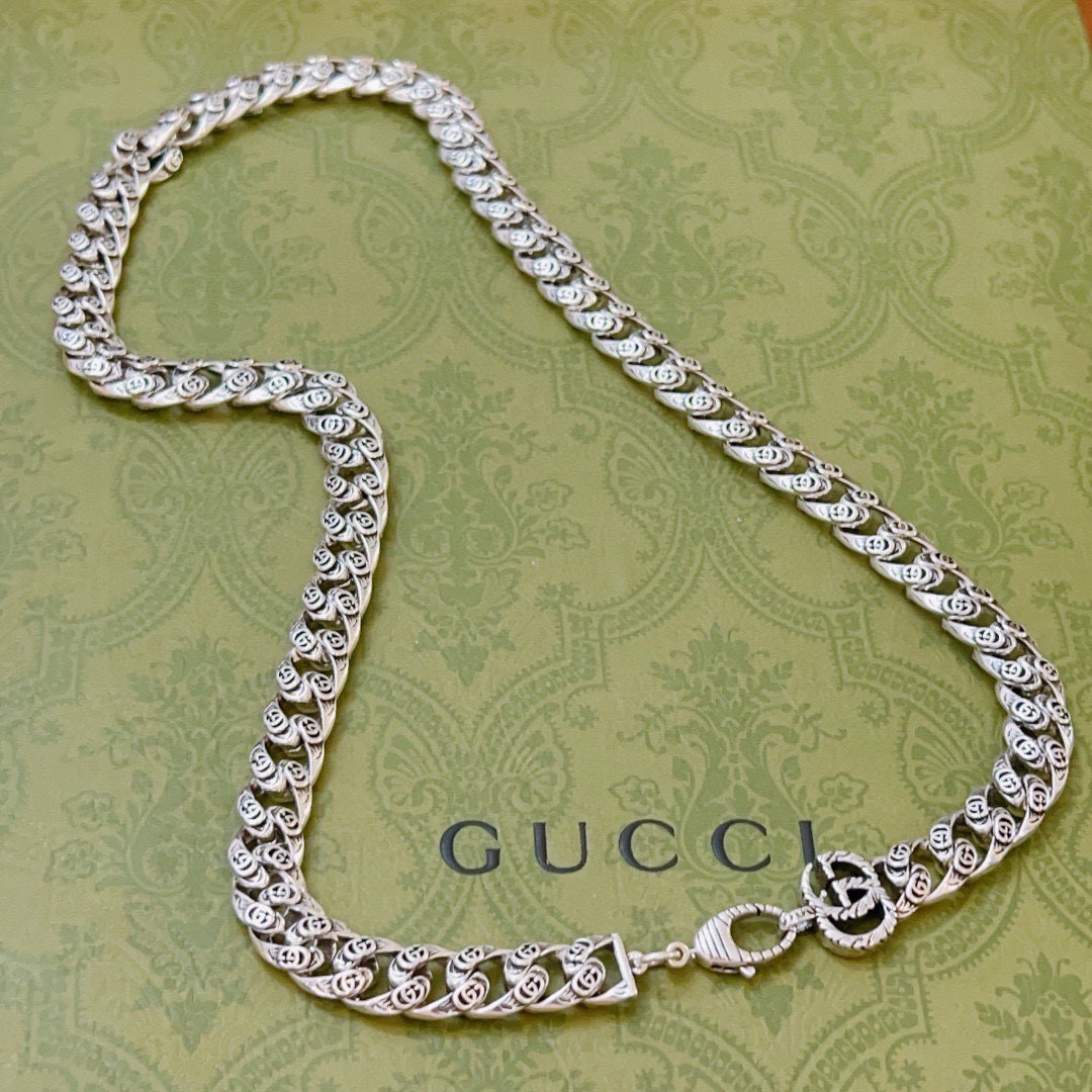 奢华款)Gucci古驰项链最新款链条档次更高 6