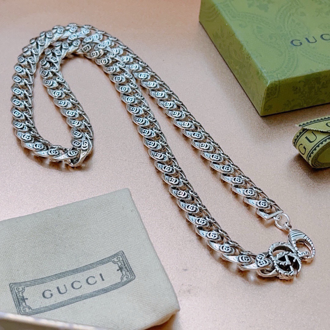 奢华款)Gucci古驰项链最新款链条档次更高 3