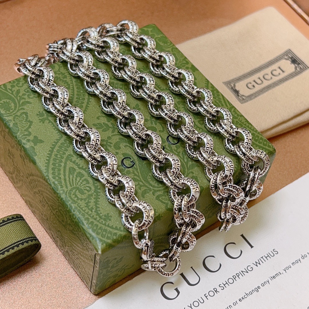 奢华款)Gucci古驰项链最新款链条档次更高 4