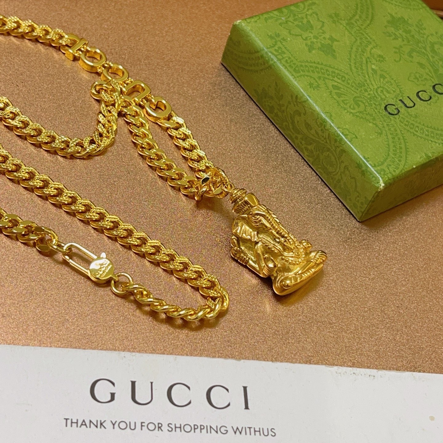 古驰 Gucci 高定典藏高定典雅奢华珠宝首饰项链手链戒指 #235536EE 7