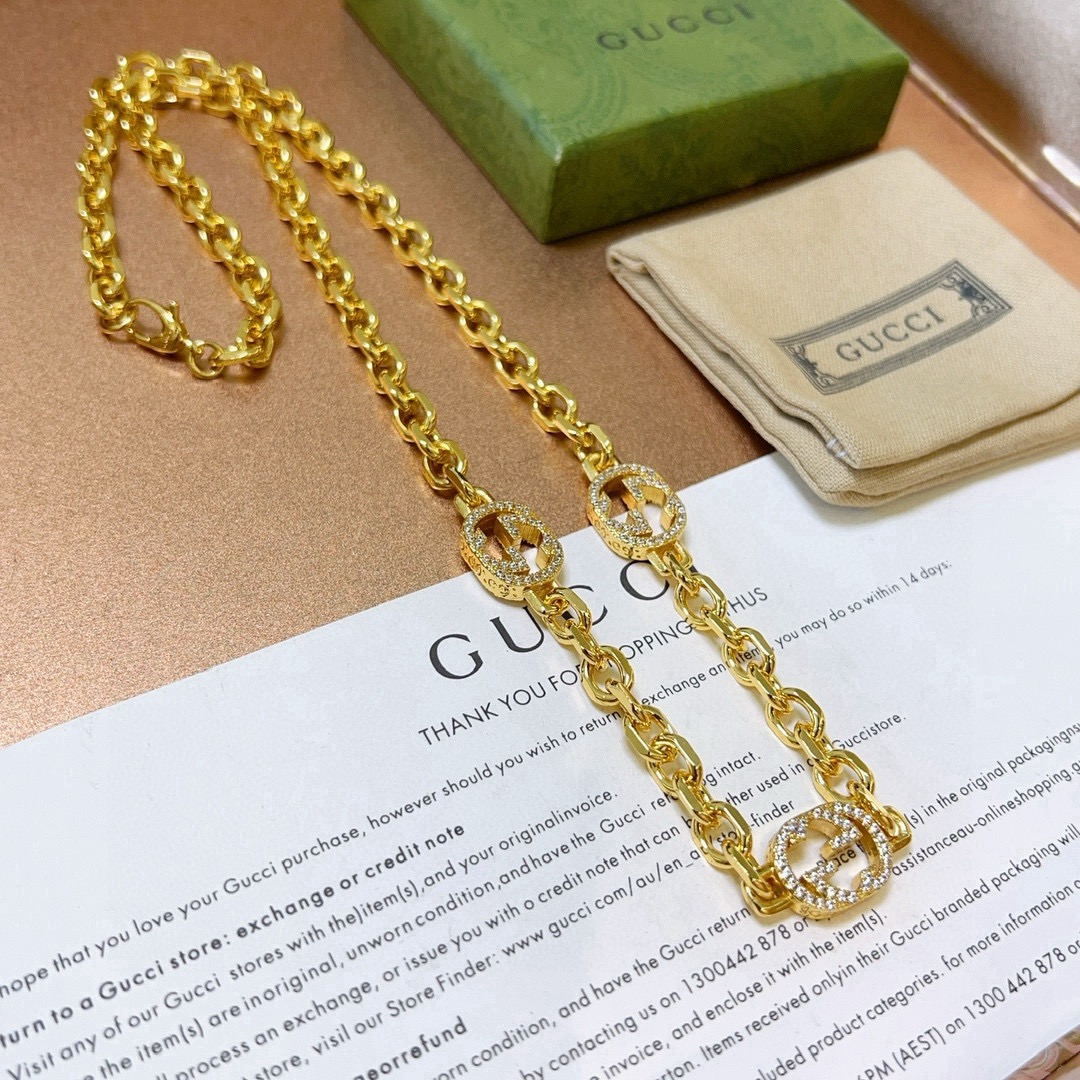 古驰 Gucci 高定典藏高定典雅奢华珠宝首饰项链手链戒指 #BE8D5EB4 2