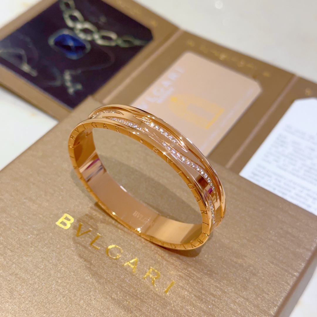 BVLGARI Bvlgari Bracelet Gold-Plated 18K Gold - Top Quality