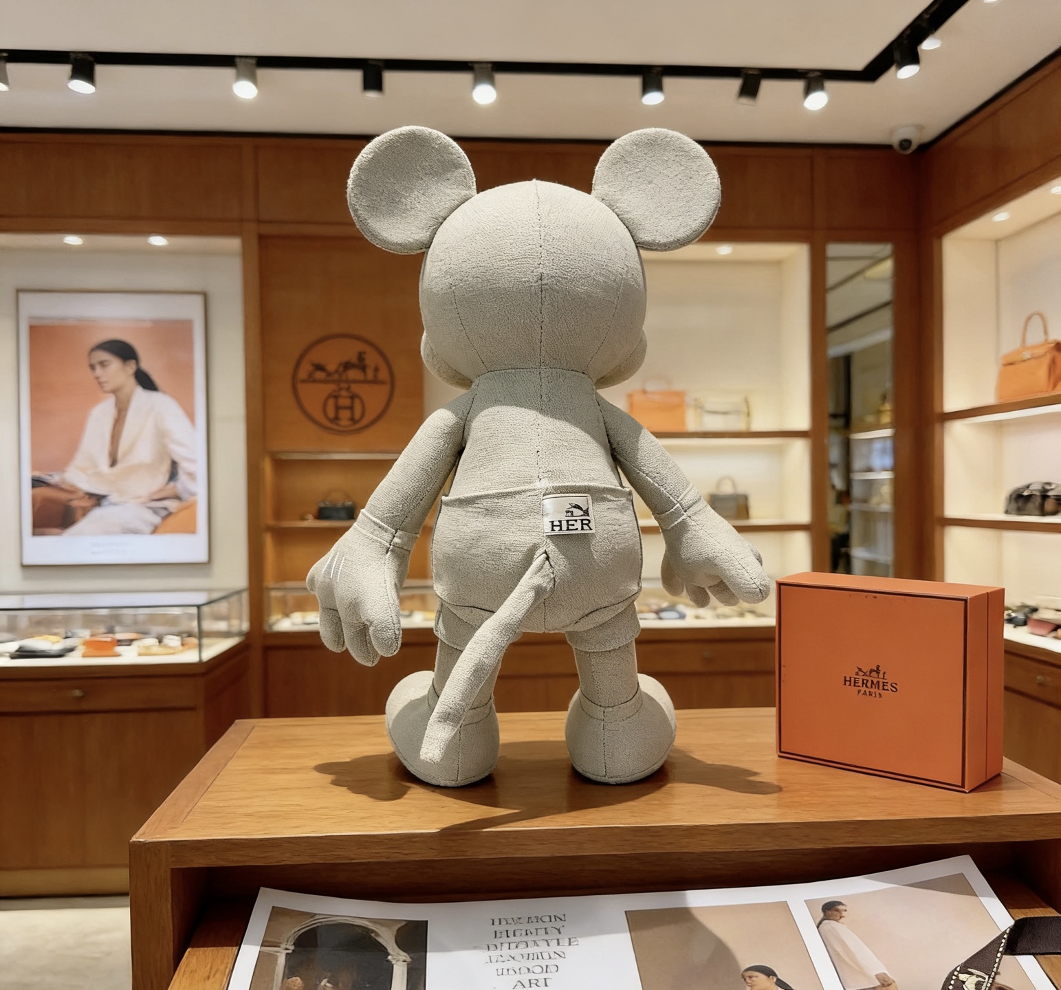 Hermès 来袭 爱马仕官网首发新品米奇玩偶独家高品质发售 出口法国订单新品发布