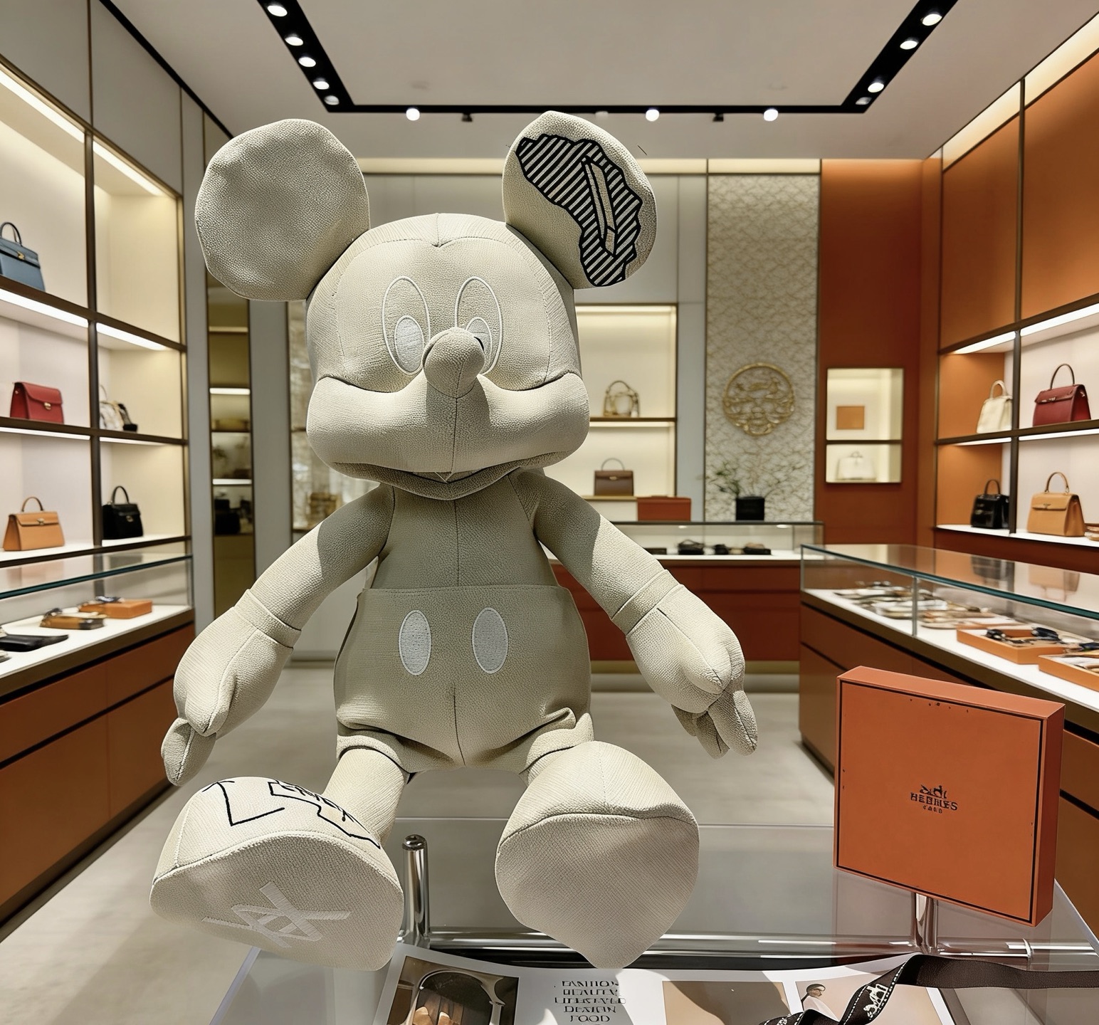 Hermès 来袭 爱马仕官网首发新品米奇玩偶独家高品质发售 出口法国订单新品发布