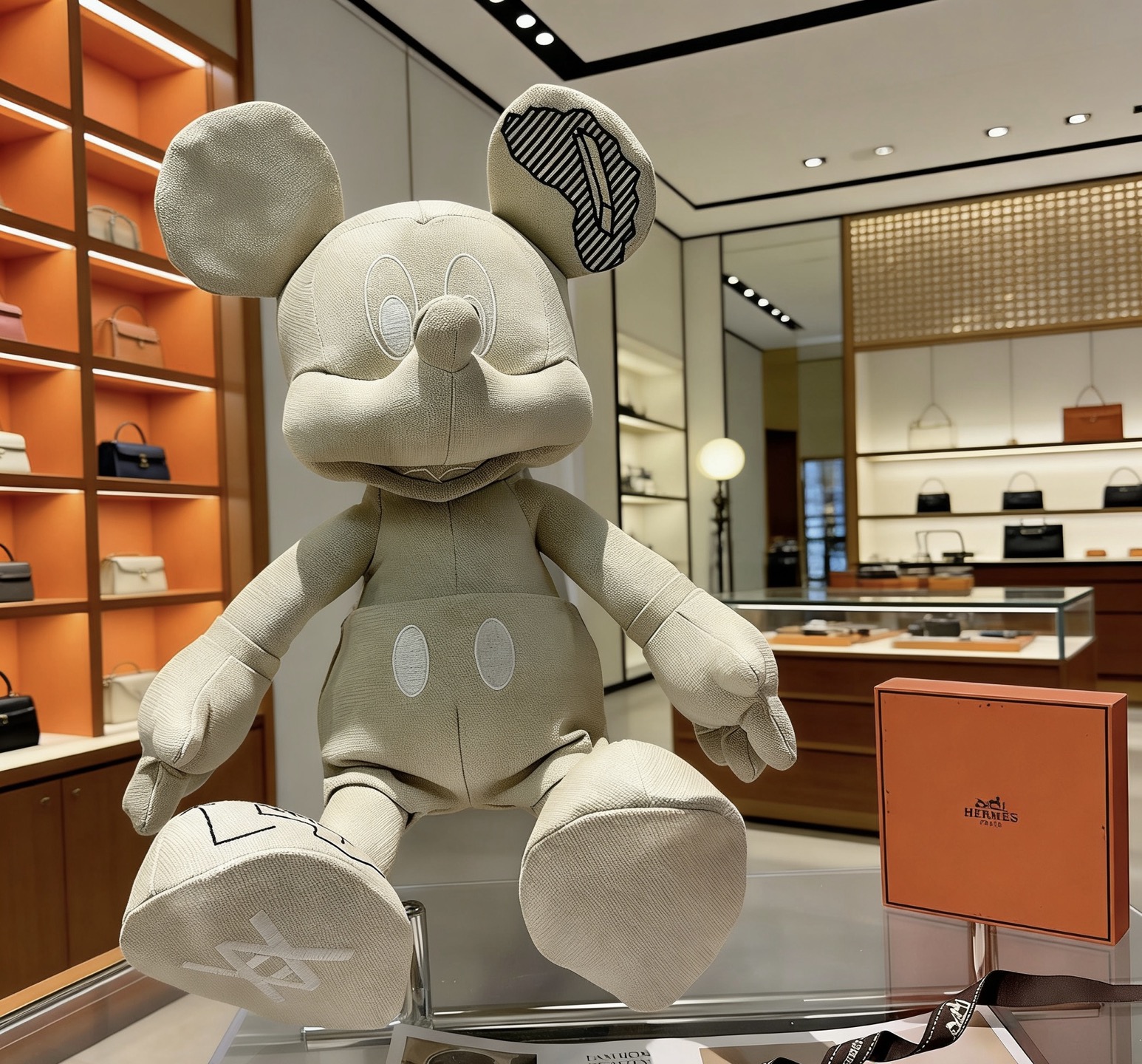 Hermès 来袭 爱马仕官网首发新品米奇玩偶独家高品质发售 出口法国订单新品发布
