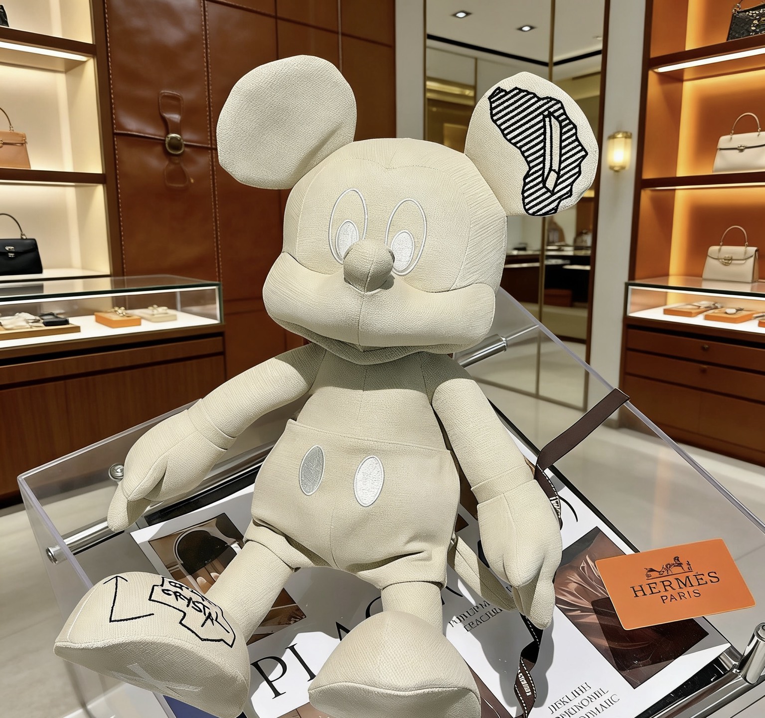 Hermès 来袭 爱马仕官网首发新品米奇玩偶独家高品质发售 出口法国订单新品发布