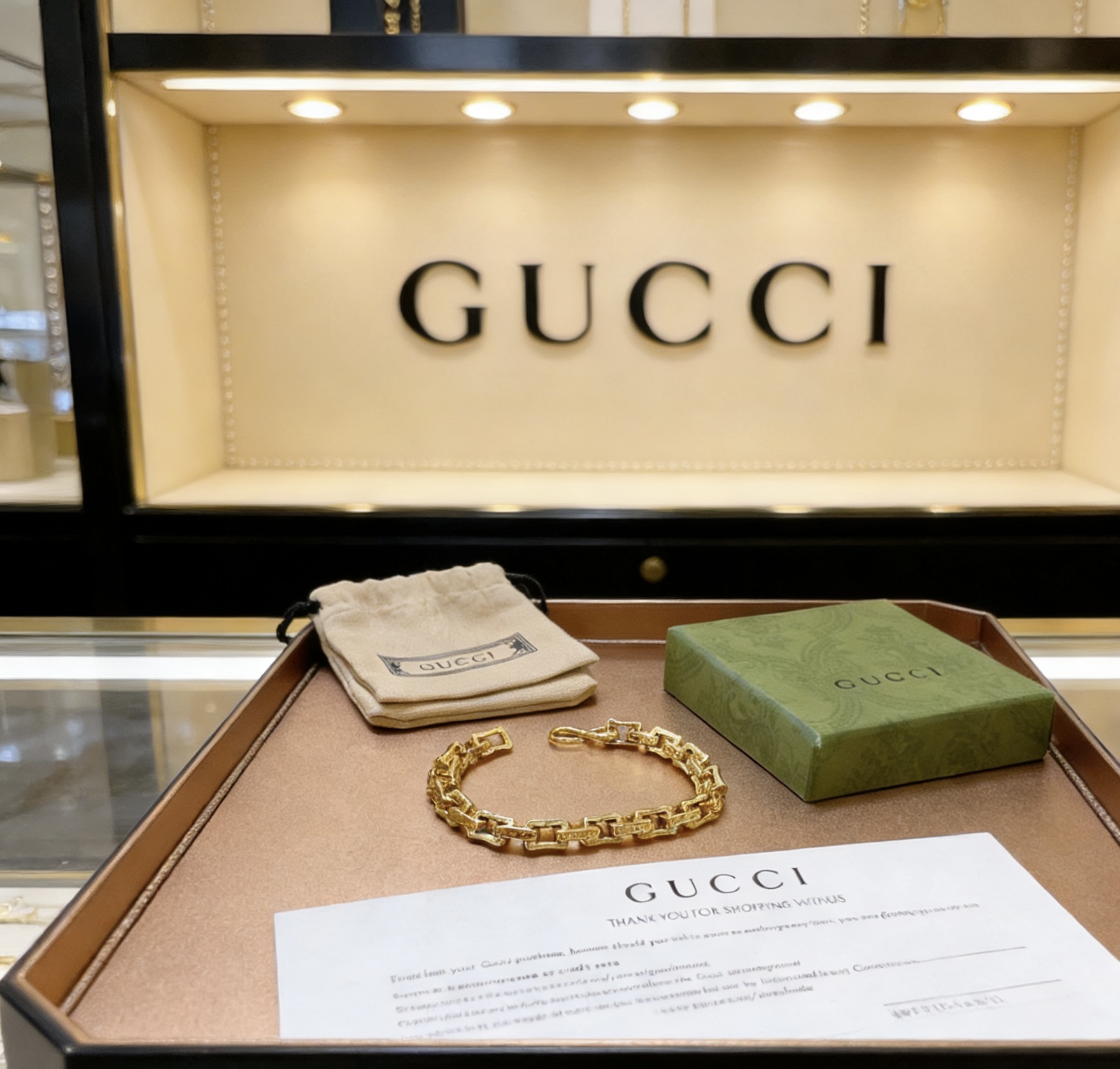 Gucci 2026最新出炉土豪版手链 认准细节链身闪沙效果