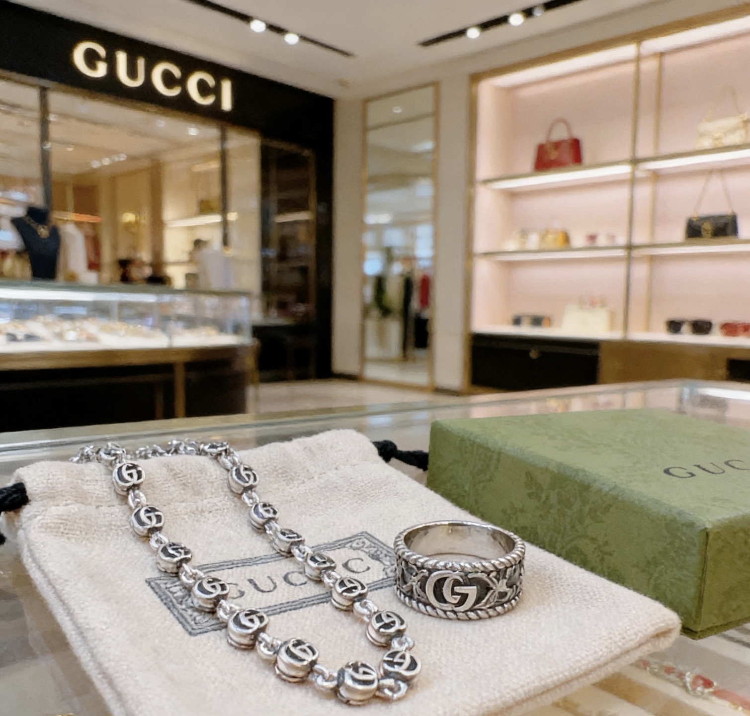 Gucci 抖音带货首选 𝐆𝐮𝐜𝐜𝐢古驰项链2026最新款链条档次更高