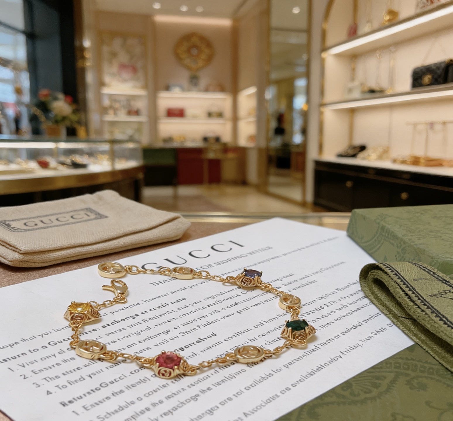 Gucci 新出炉 Gucci古驰手链最新款的