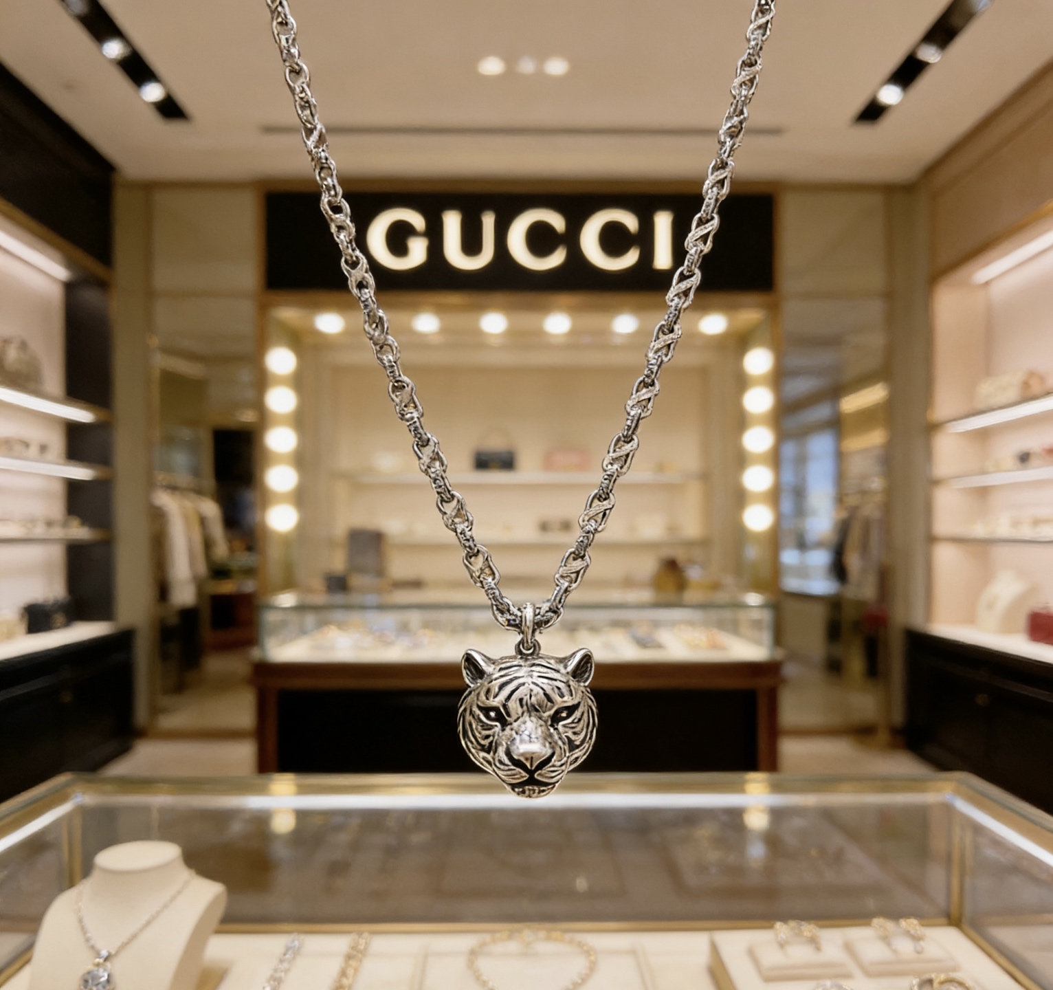 NO:724259,Batch, it’s so handsome. The latest chain of Gucci necklace is of higher quality. It’s the same classic model for celebrities. The Anger Forest series double G Gucci necklace. The details are distressed. The glossy version is not available in the market. This model has been on the market. It is a best-selling model in Gucci. It goes well with trendy clothes, high-quality jewelry, gucci, and necklaces.19860909批 太帅啦 古驰项链最新款链条档次更高明星同款经典款Anger Forest系列双G古驰项链 细节对版做旧处理 非市面亮面版型 这款一直在出 古驰里面热卖款 非常好搭配潮流衣服,饰品精品,gucci,necklace,Jewelry