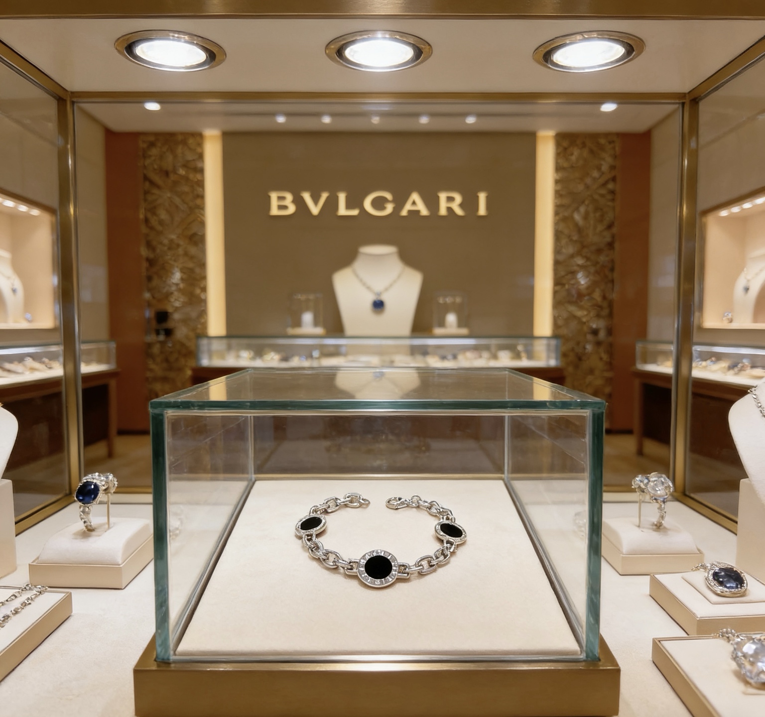 Bvlgari 宝格丽手链V金材质 BVLGARI宝格丽 DIVAS‘ DREAM 系列 品相完美