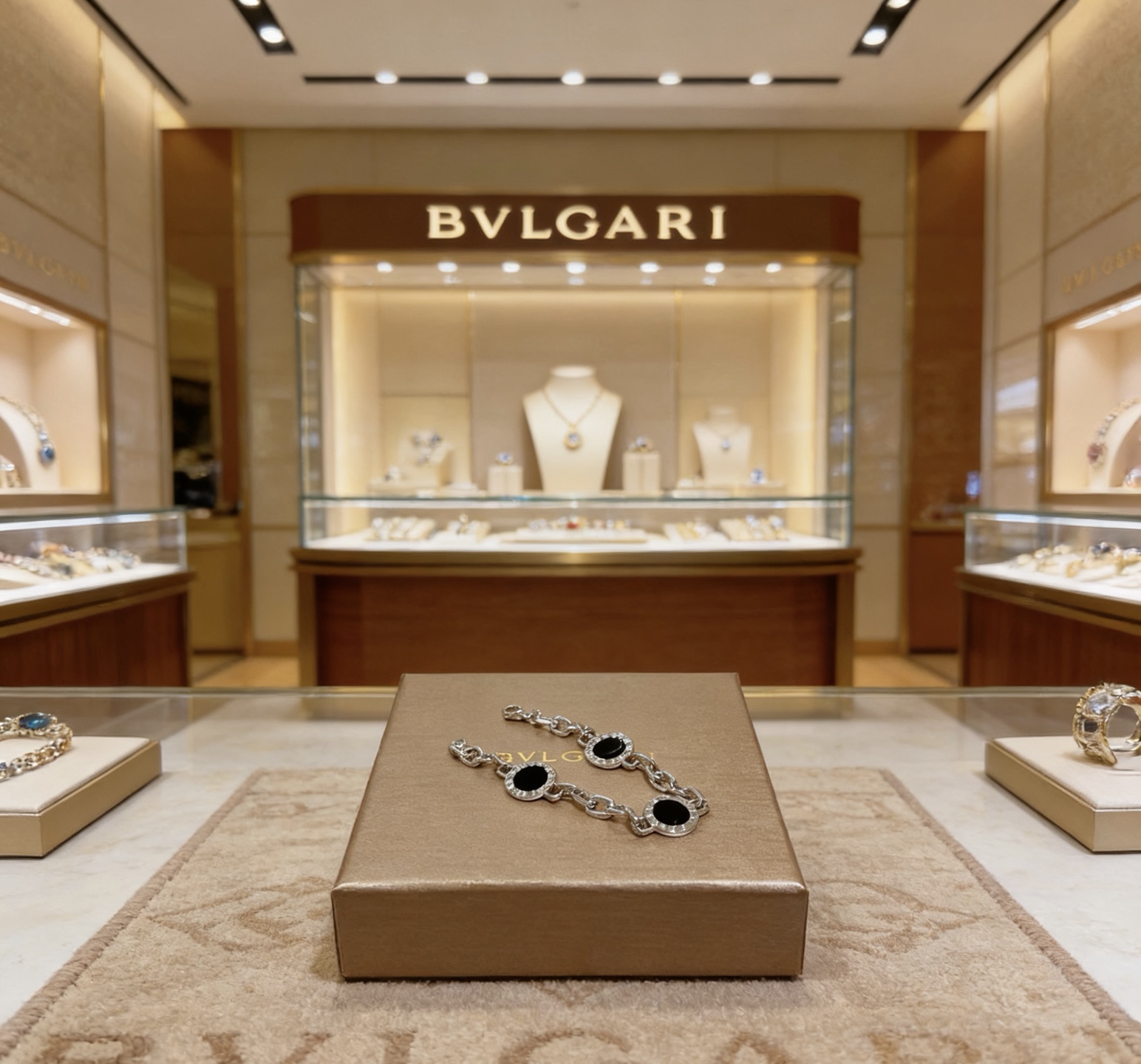Bvlgari 宝格丽手链V金材质 BVLGARI宝格丽 DIVAS‘ DREAM 系列 品相完美