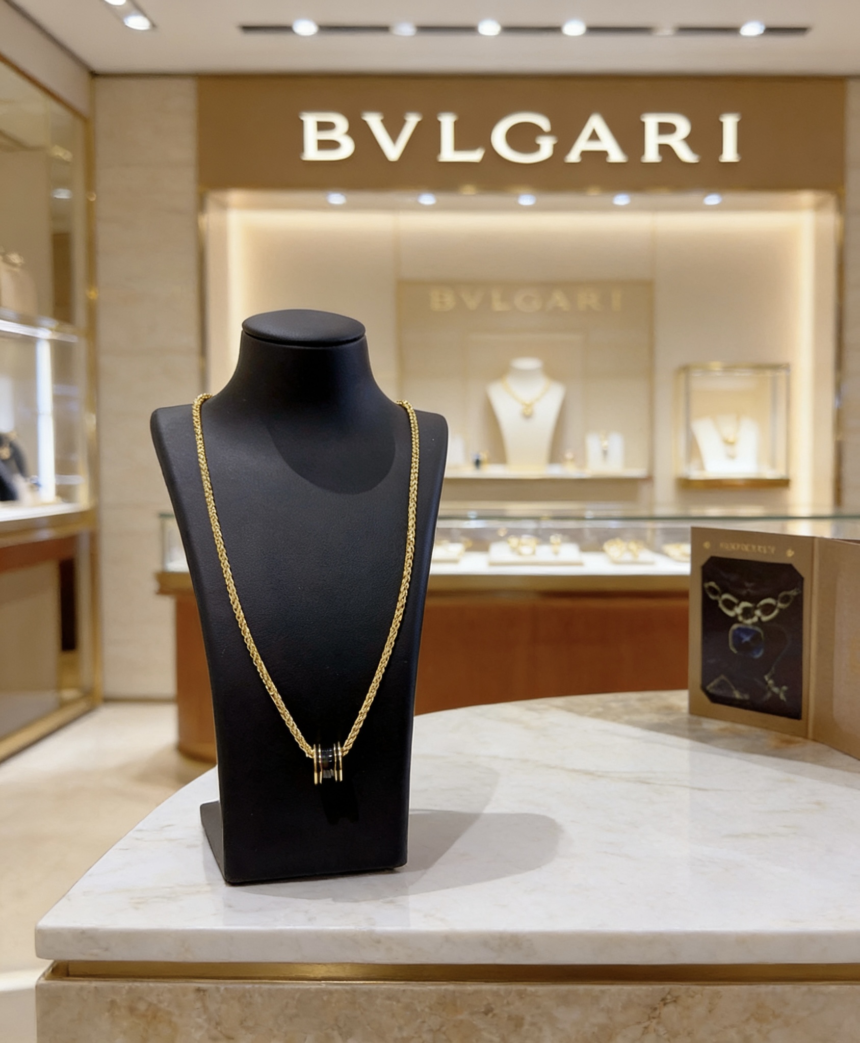 Bvlgari 宝格丽项链V金材质 BVLGARI宝格丽 DIVAS‘ DREAM 系列 品相完美