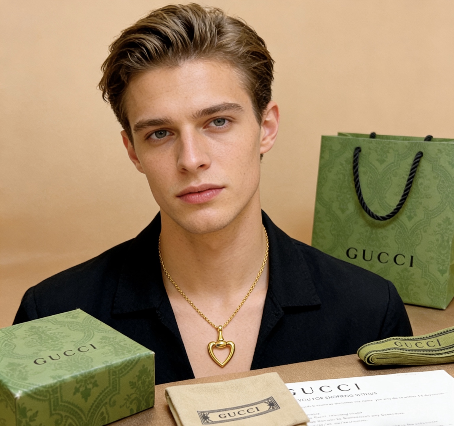 NO:724337,Batch Gucci necklace's latest chain is of higher quality. The same style as the Anger Forest series double G Gucci necklace for celebrities. The details are distressed. The glossy version is not available in the market. This model has been on the market. It is a best-selling model in Gucci. It goes well with trendy clothes, fine jewelry, Gucci, and necklace.19860909批 古驰项链最新款链条档次更高明星同款Anger Forest系列双G古驰项链 细节对版做旧处理 非市面亮面版型 这款一直在出 古驰里面热卖款 非常好搭配潮流衣服,饰品精品,gucci,necklace,Jewelry