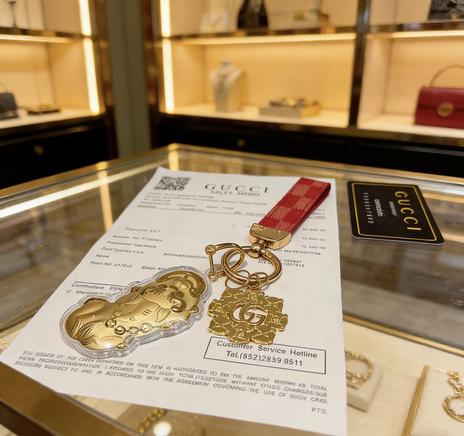 Gucci Jewelry New Release 𝐆𝐮𝐜𝐜𝐢 Keychain New Charm Anger Forest G Keychain — photo 7