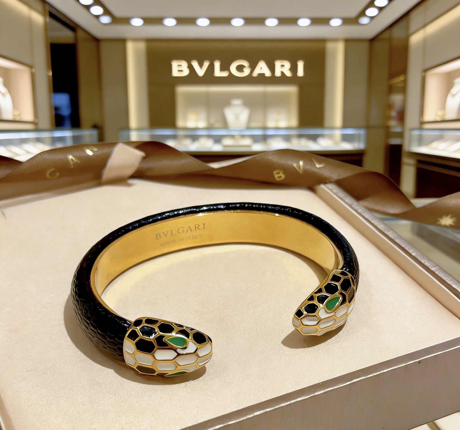 NO:724339,Batch. Bvlgari bracelet Serpenti Viper series snake head bracelet, perfectly and carefully polished, perfectly fits the metal edge!  Full of temptation and charming sensibility, the dazzling luxury of enamel presents unparalleled beauty and power, giving you a new look, interpreting the inherent multi-faceted characteristics of the snake, spreading and bending, showing its elegant and seductive beauty!  Same style for men and women, fine jewelry, bvlgari, bracelet19860909批.宝格丽手镯Serpenti Viper系列间蛇头手镯,完美精心打磨,与金属边完美契合！充满诱惑和迷人的感性,珐琅的璀璨奢华,呈现出中无与伦比的美感与力量,给你一个全新的面貌,诠释灵蛇固有的多面特质,蔓延弯曲,尽显其高雅而极具诱惑的美丽！男女同款,饰品精品,bvlgari,bracelet,Jewelry