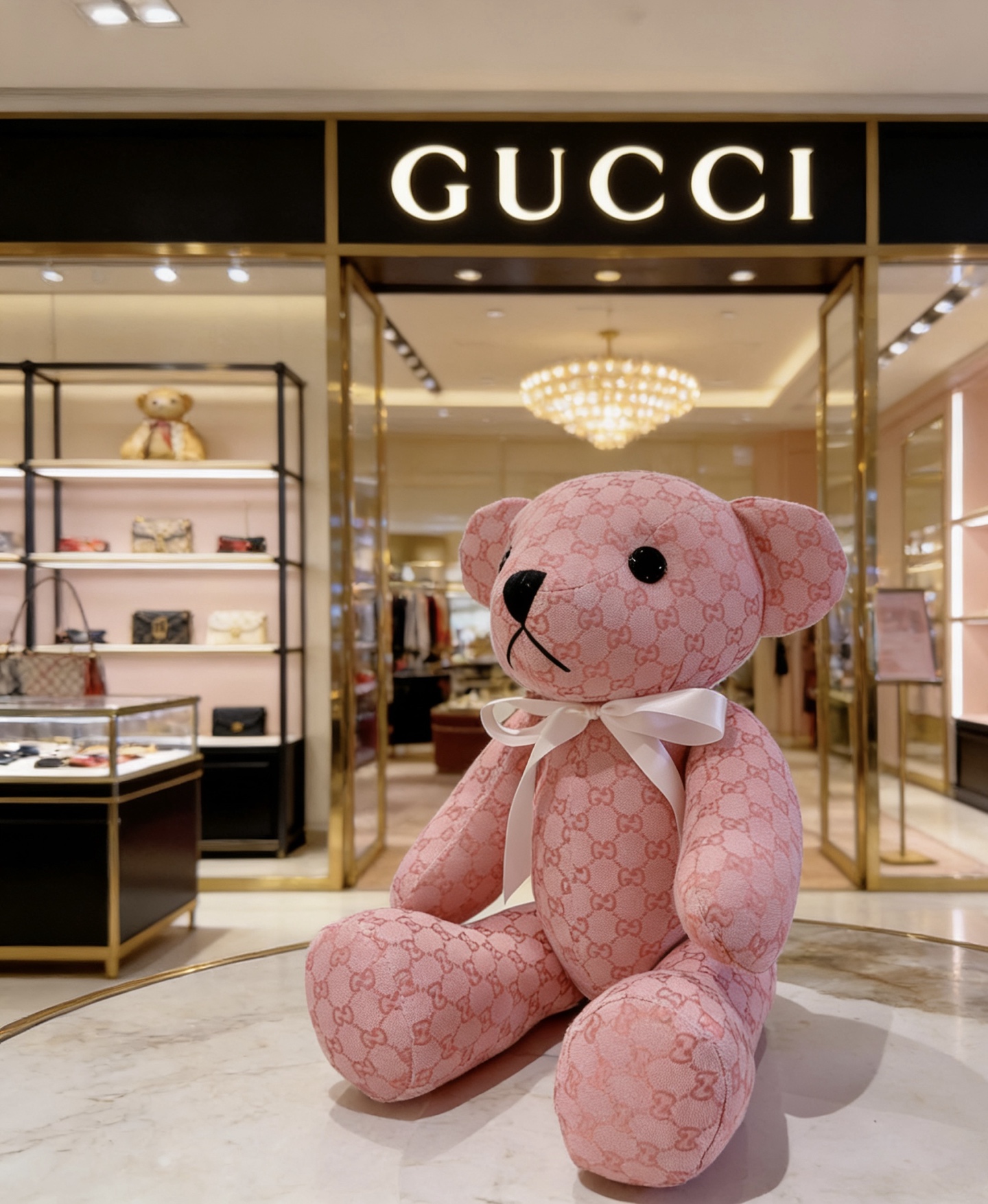 NO:724347,Batch. Oversized hot model is coming. Gucci’s official website debuts new bear dolls for exclusive high-quality sale. New products for export to France are released. Gucci’s bear doll has exclusive joints and movable joints. It is purely hand-made. The texture and fullness are all in place. Not many in stock, so hands are slow. Super cute. I look forward to my little bear. It feels high-end to put it in the car at home. It is 70cm in size and is particularly fun to hold in your hand. Accessories boutique, gucci19860909批. 超大号爆款来袭 古驰官网首发新品小熊玩偶独家高品质发售 出口法国订单新品发布 ,古驰的的一款小熊公仔独家关节可动,纯手工制作工艺 质感 饱满度全部到位 现货不多,手慢无 超级可爱的 期待我的小熊.放车里放家里高级感满满 70cm的尺寸,抱在手里特别好玩.,饰品精品,gucci,Jewelry