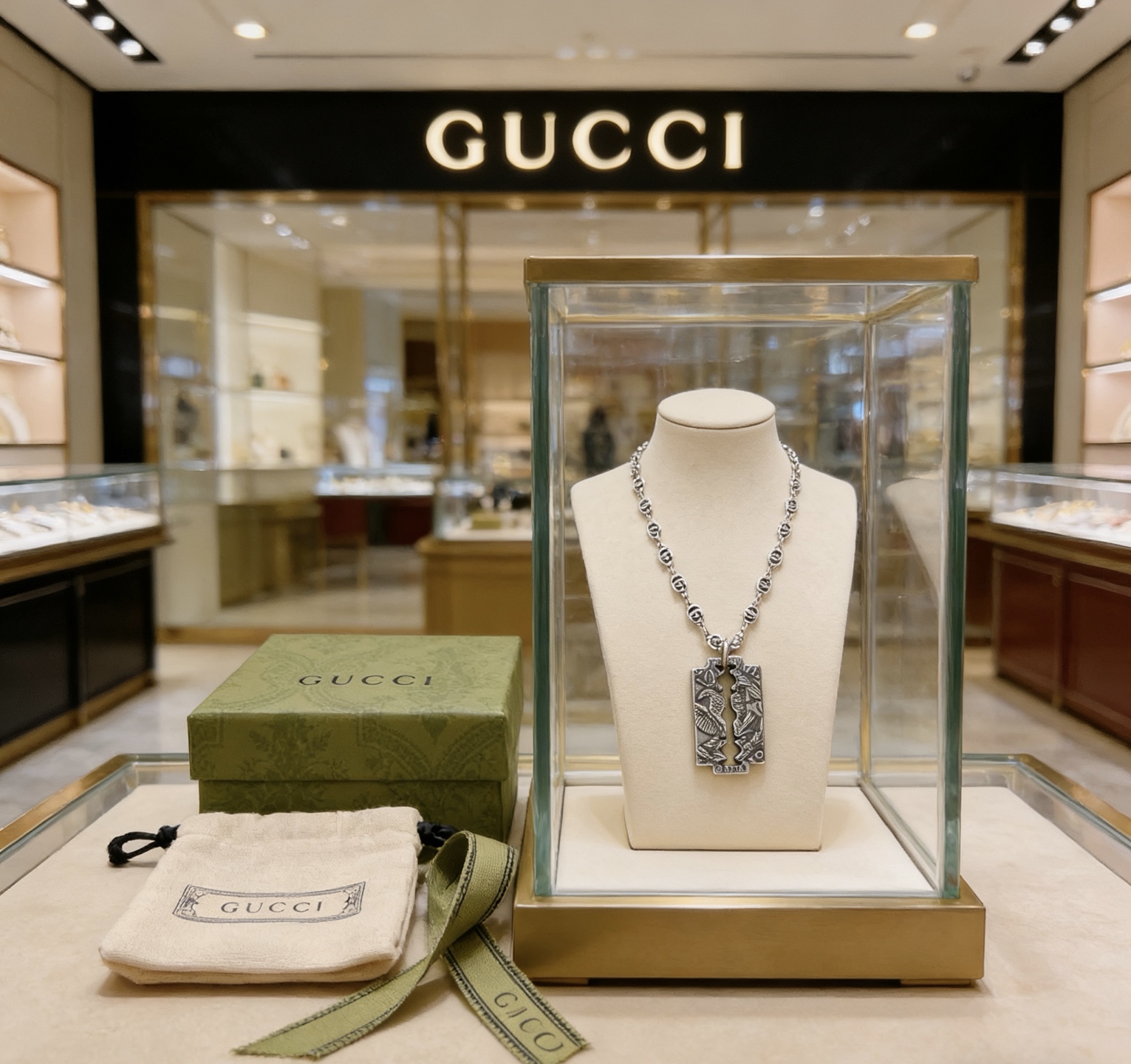 NO:724393,The latest Gucci necklace has a higher grade. The same model as the celebrity Anger Forest series. Double G classic blade design concept necklace series. Retro silver necklace. The details are distressed. The shiny version is not available in the market. This one has been on the market. It is a best-selling model in Gucci. It goes well with trendy clothes, fine jewelry, gucci, and necklace.19860909批古驰项链最新款链条档次更高明星同款Anger Forest系列双G经典款刀片设计理念项链系列复古银项链 细节对版做旧处理 非市面亮面版型 这款一直在出 古驰里面热卖款 非常好搭配潮流衣服,饰品精品,gucci,necklace,Jewelry