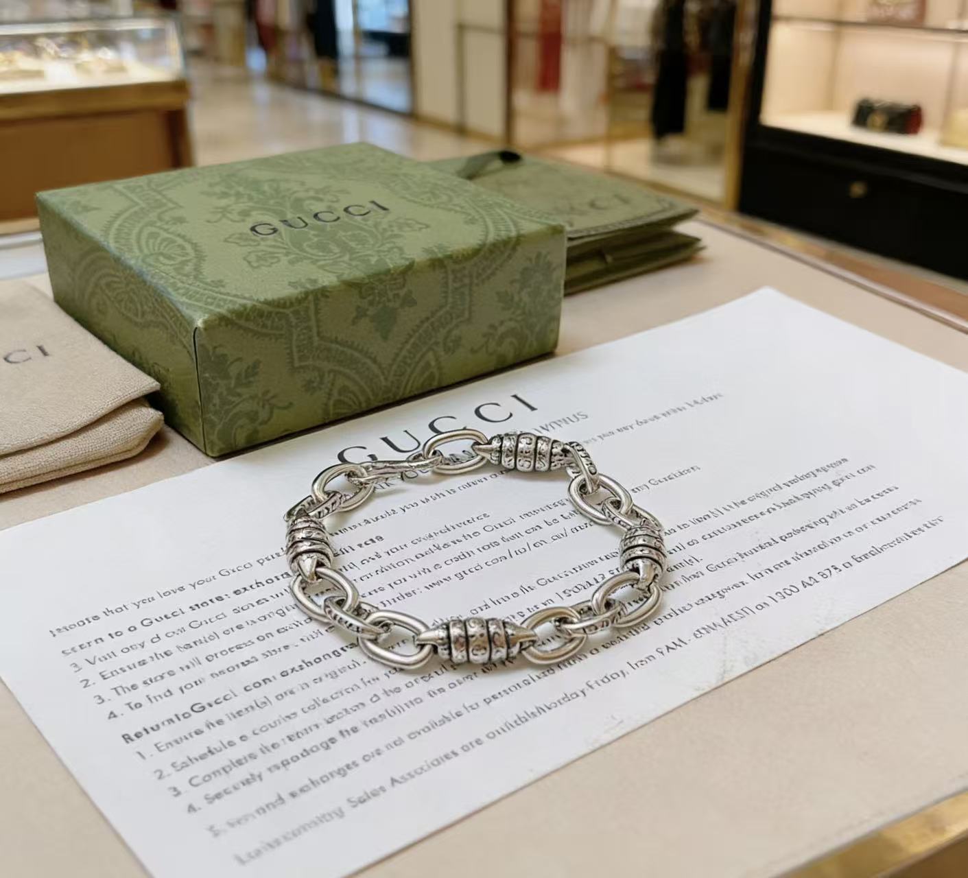 Gucci 2026最新出炉奢华古驰手链 高端品牌定制