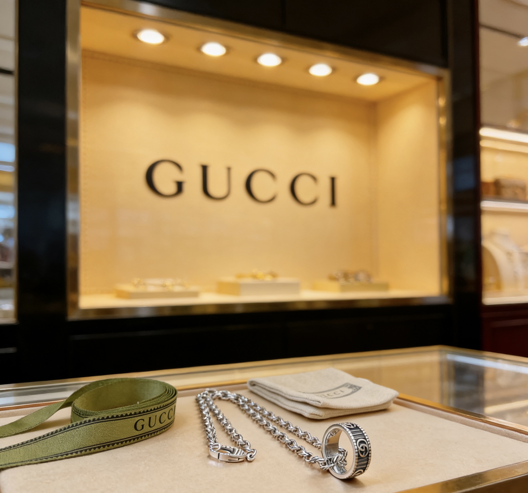 Gucci 𝐆𝐮𝐜𝐜𝐢古驰项链2026最新款链条档次更高 Anger Forest系列双G古驰项链