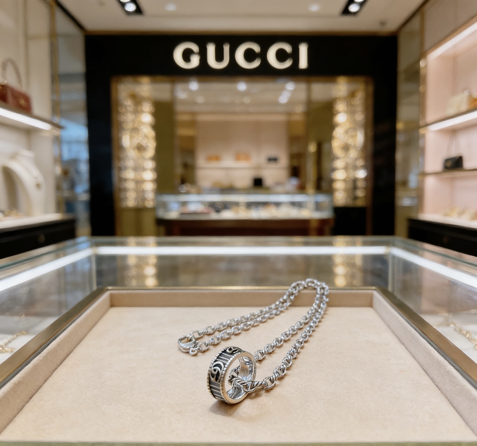 Gucci 𝐆𝐮𝐜𝐜𝐢古驰项链2026最新款链条档次更高 Anger Forest系列双G古驰项链
