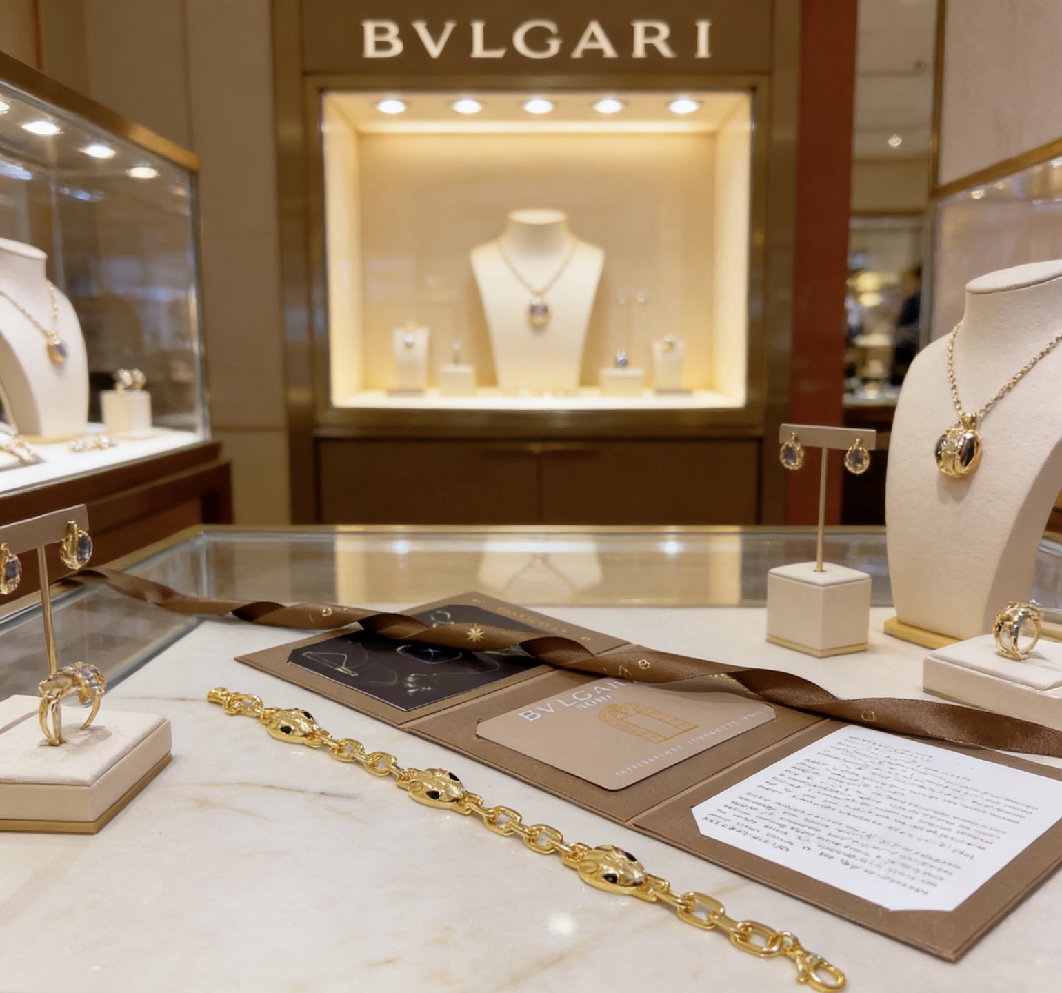 Bvlgari 宝格丽手链V金材质 BVLGARI宝格丽 DIVAS‘ DREAM 系列 品相完美