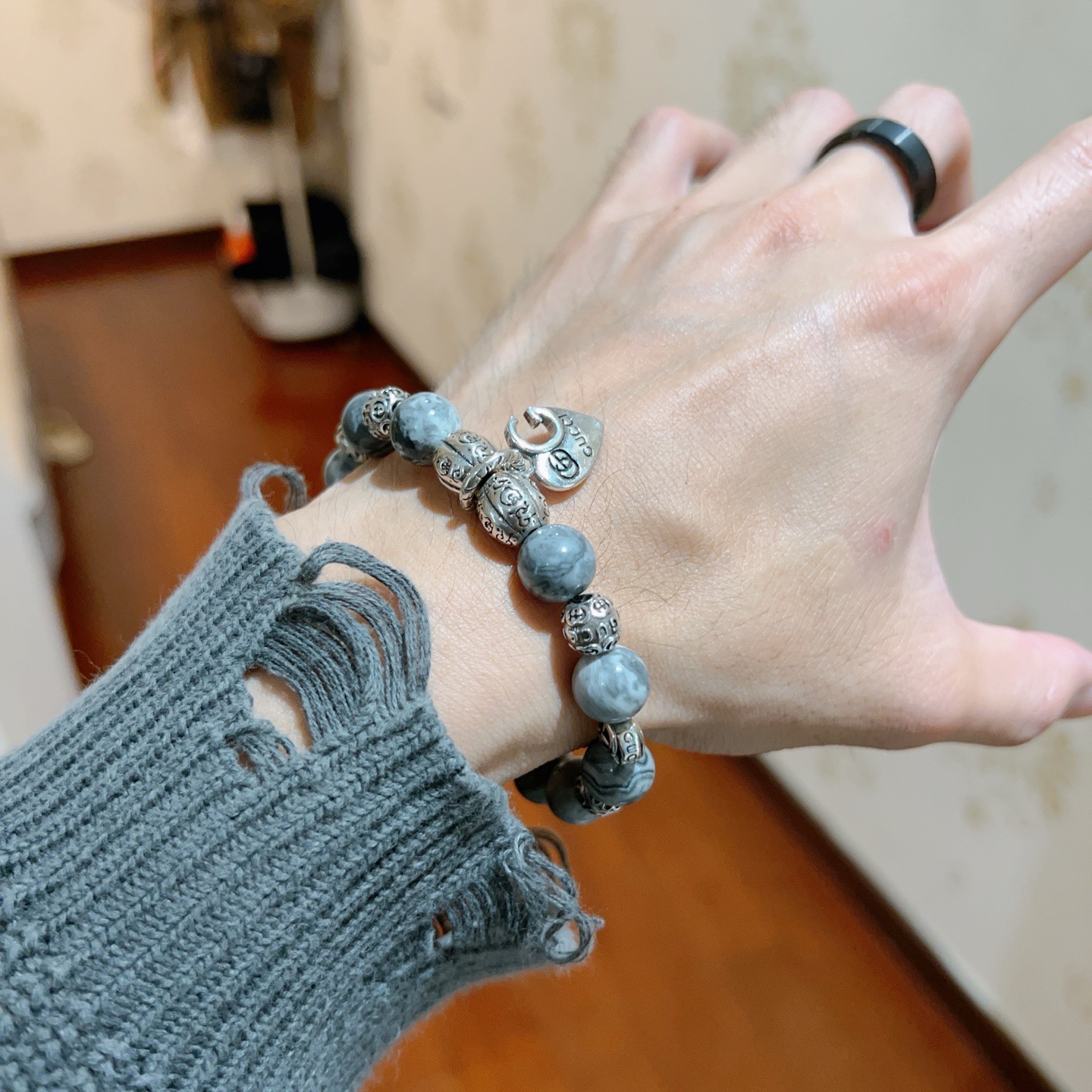 Gucci 新品发布 𝐆𝐮𝐜𝐜𝐢古驰手链 奢华古驰手串 天然石手链水晶 最新款全件串珠手链档次更高 Anger Forest系列双g 古驰手链