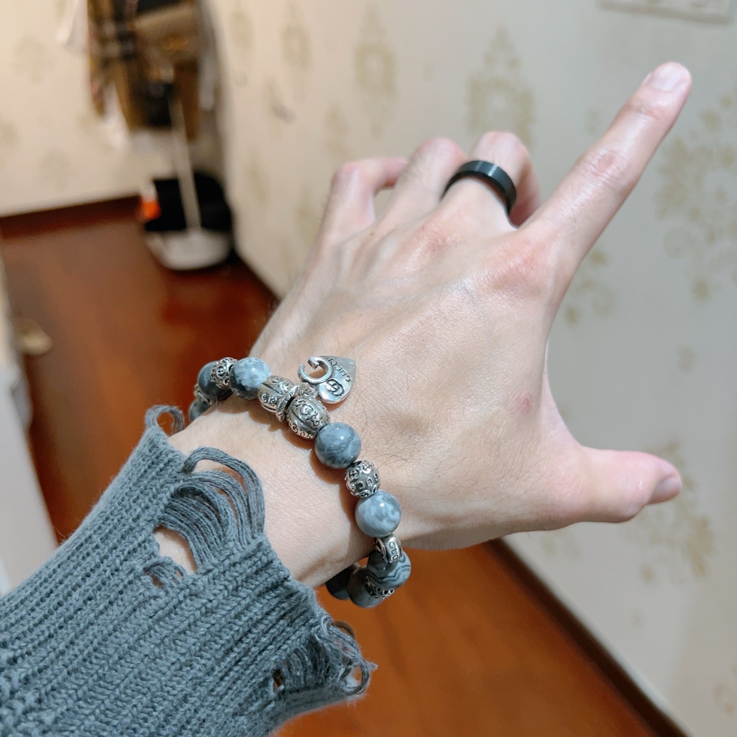 Gucci 新品发布 𝐆𝐮𝐜𝐜𝐢古驰手链 奢华古驰手串 天然石手链水晶 最新款全件串珠手链档次更高 Anger Forest系列双g 古驰手链