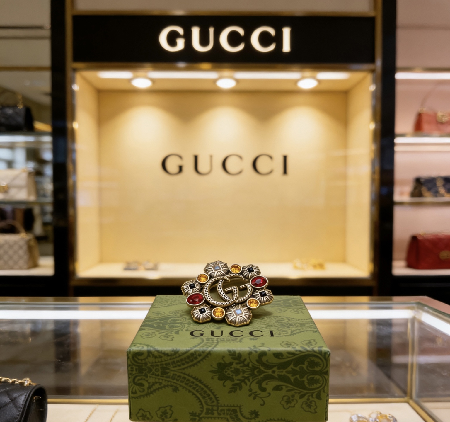 Gucci 最新出炉 Gucci古驰胸针最新款的