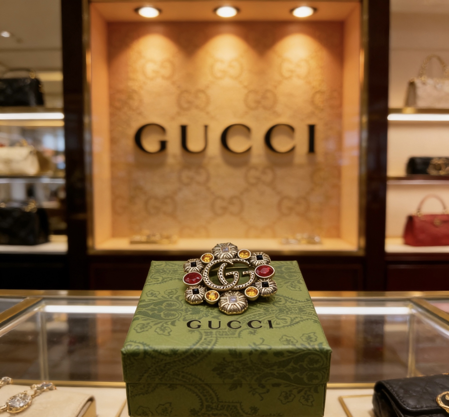 Gucci 最新出炉 Gucci古驰胸针最新款的