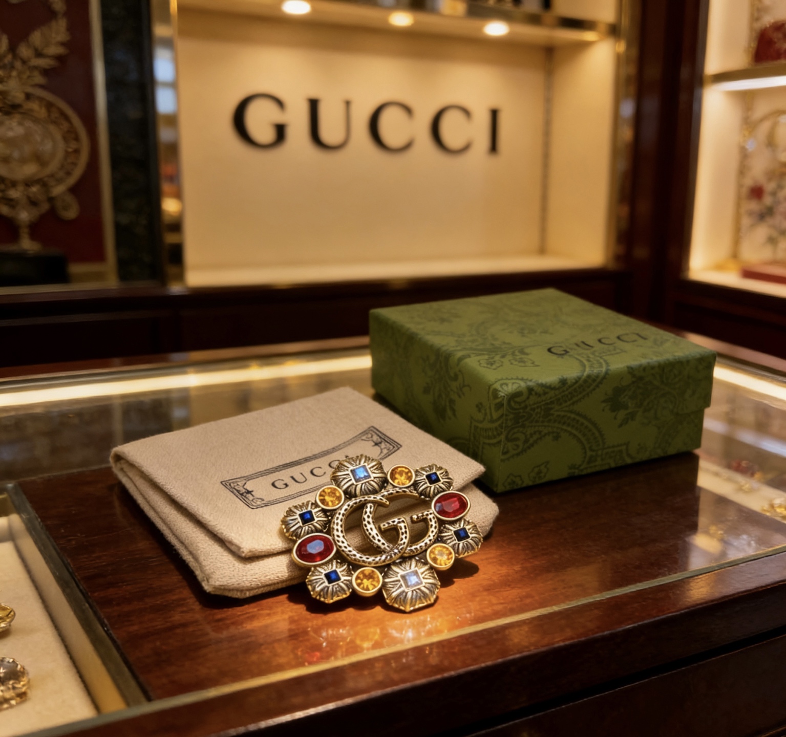 Gucci 最新出炉 Gucci古驰胸针最新款的
