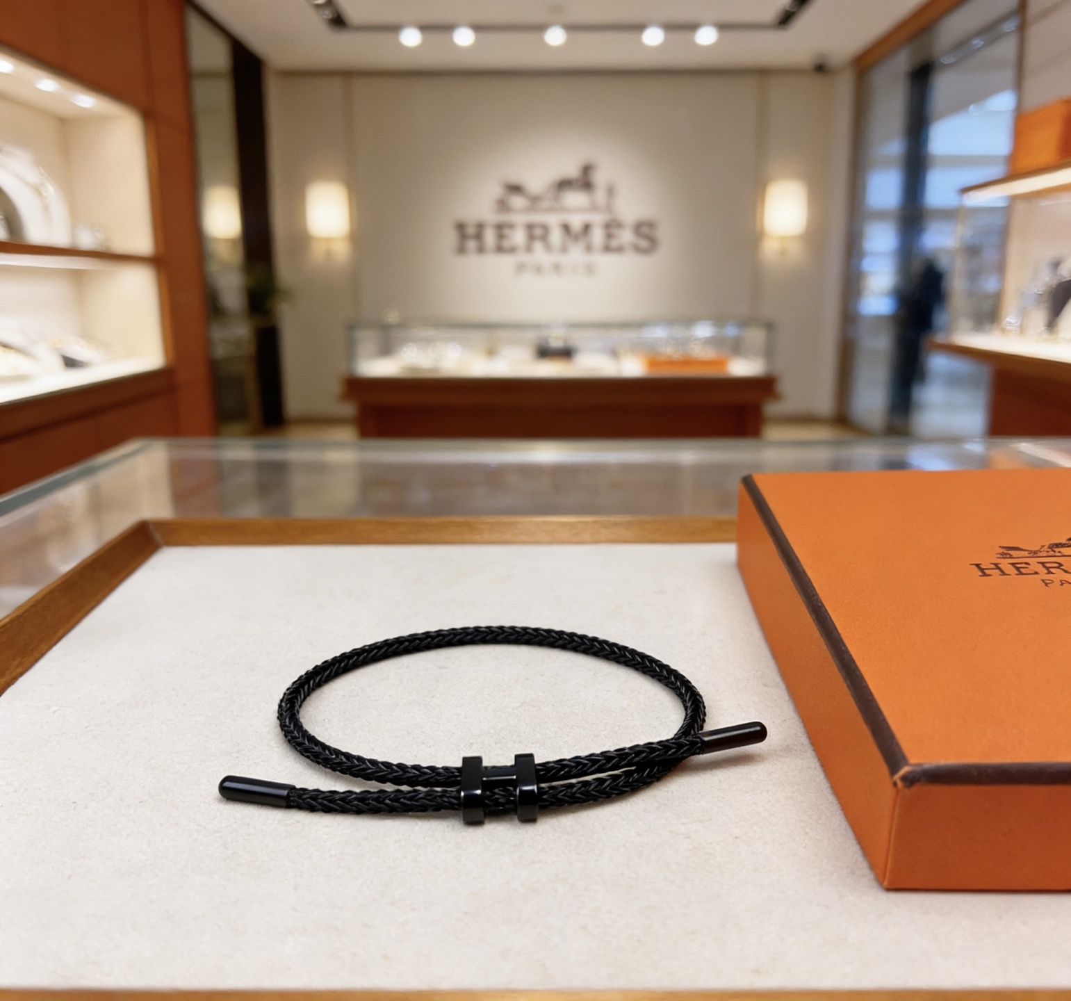 Hermès 黑武士爱马仕手链 手绳太考验师傅的手艺了
