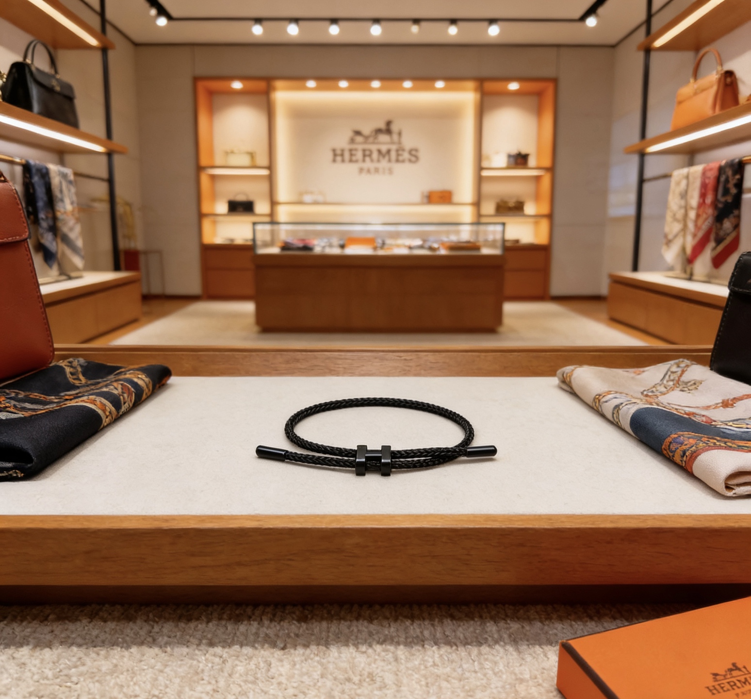 Hermès 黑武士爱马仕手链 手绳太考验师傅的手艺了