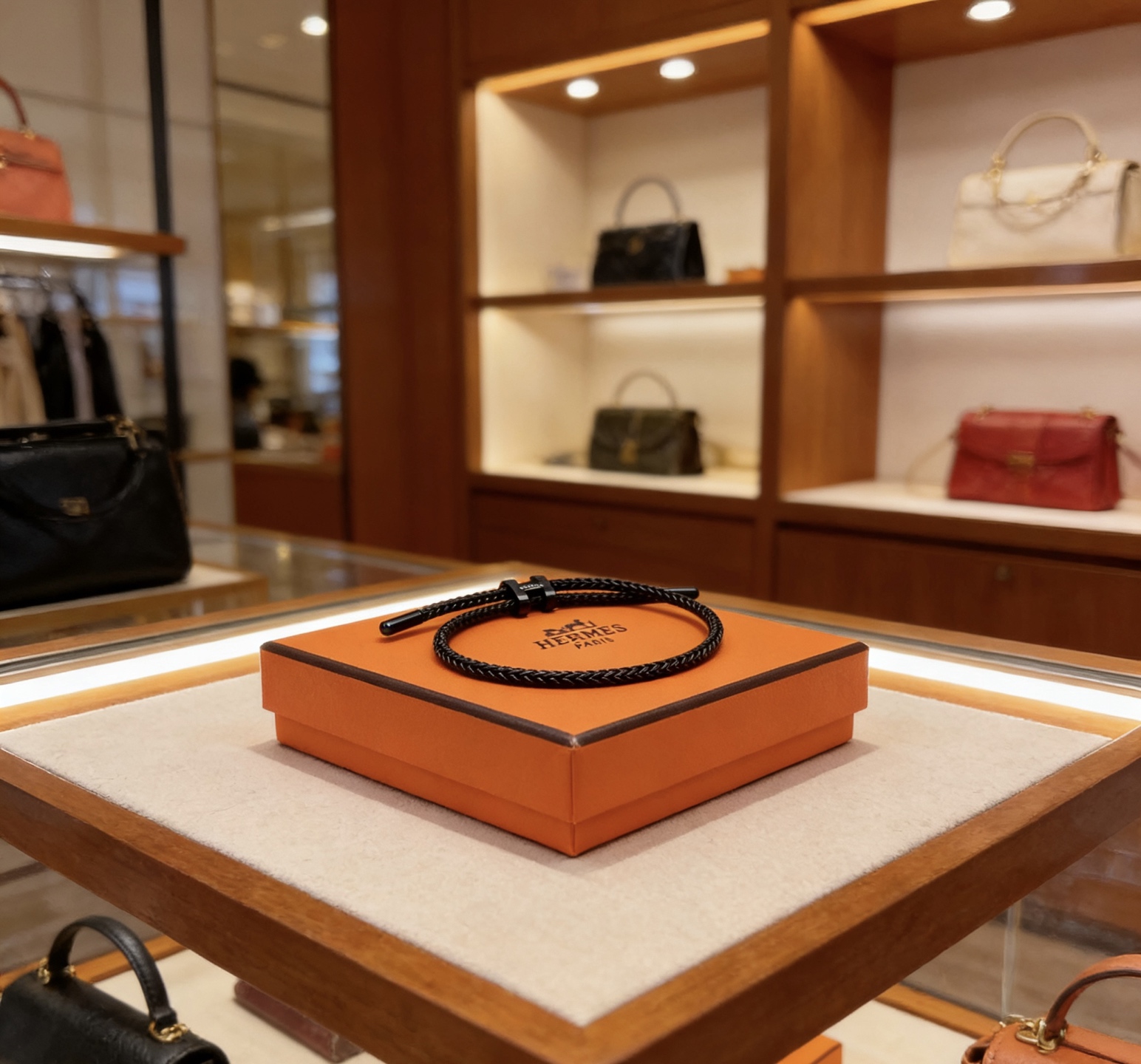 Hermès 黑武士爱马仕手链 手绳太考验师傅的手艺了