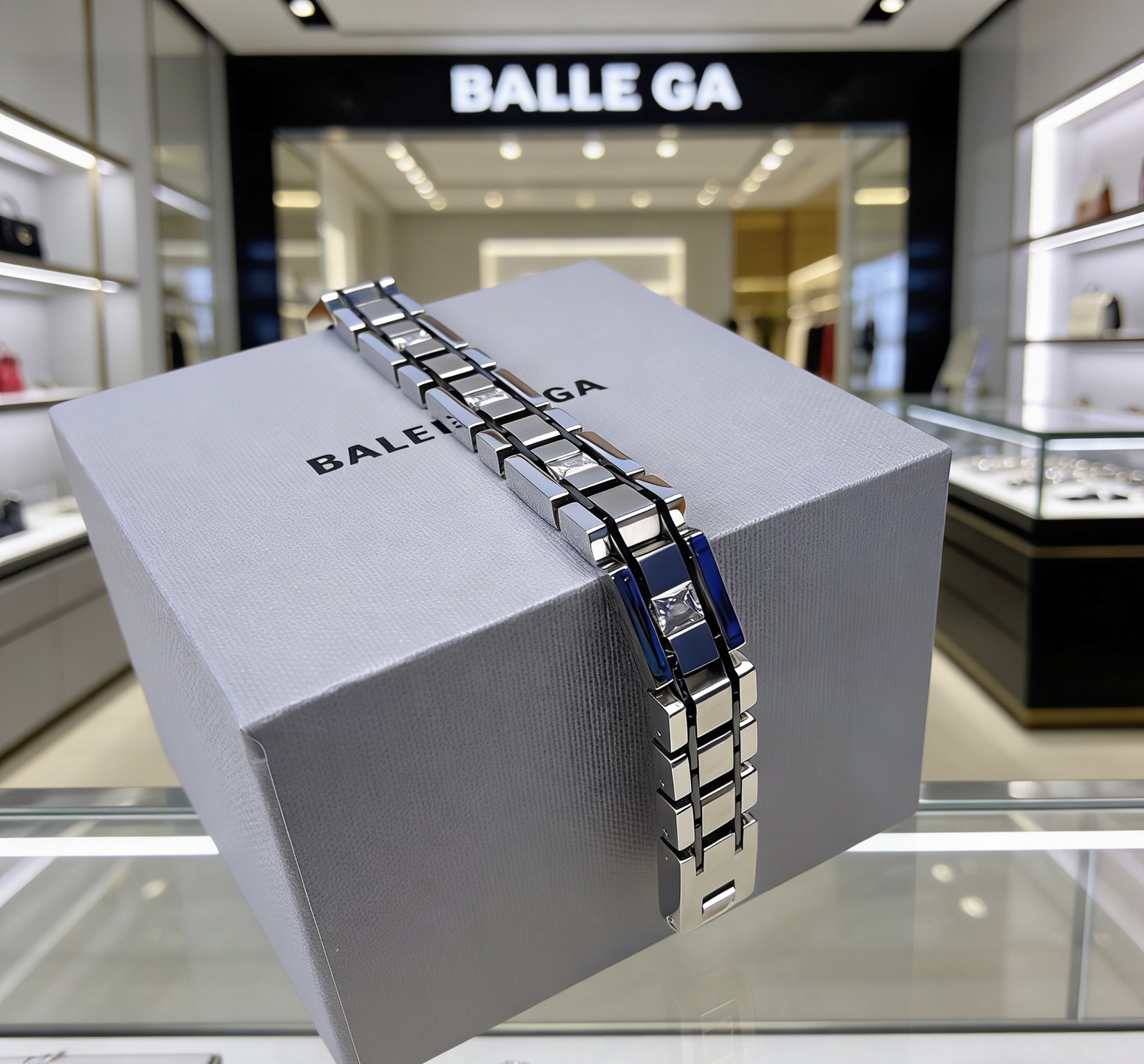 Balenciaga 新品 巴黎世家手链Balenciaga手链 一致巴黎世家手链 男士火 设计独特 前卫 男士 做旧设计 任带不氧化不退色