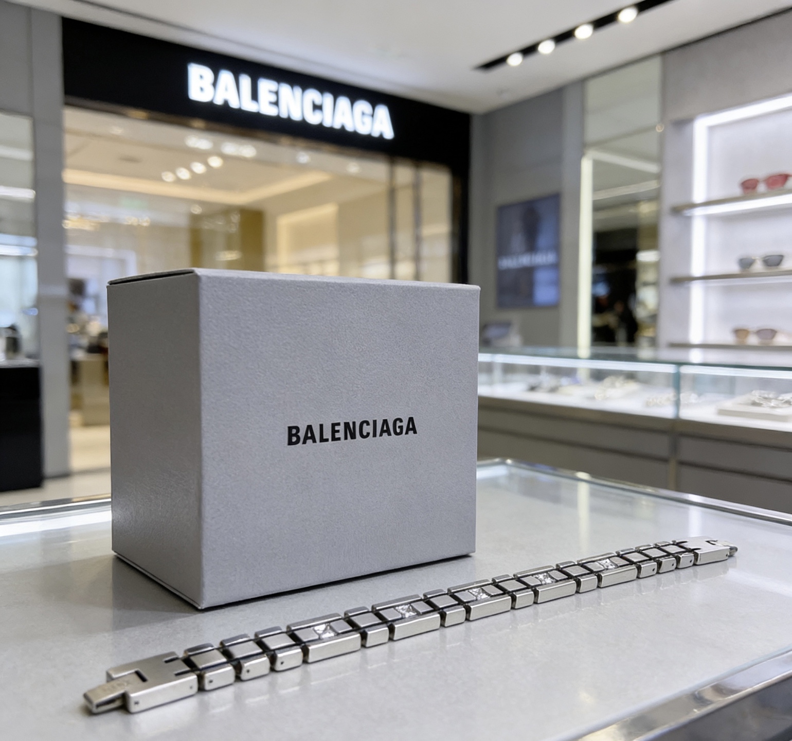 Balenciaga 新品 巴黎世家手链Balenciaga手链 一致巴黎世家手链 男士火 设计独特 前卫 男士 做旧设计 任带不氧化不退色