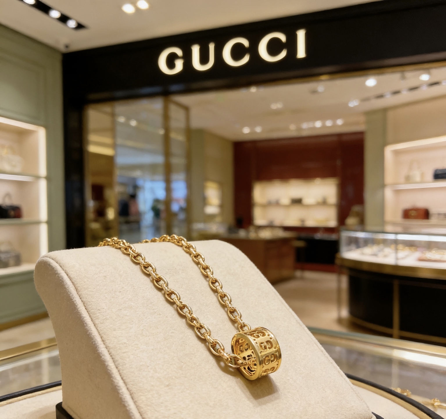 Gucci 𝐆𝐮𝐜𝐜𝐢古驰项链最新款链条档次更高 Anger Forest系列双G 款项链欧美 休闲风系列古驰系列 银项链