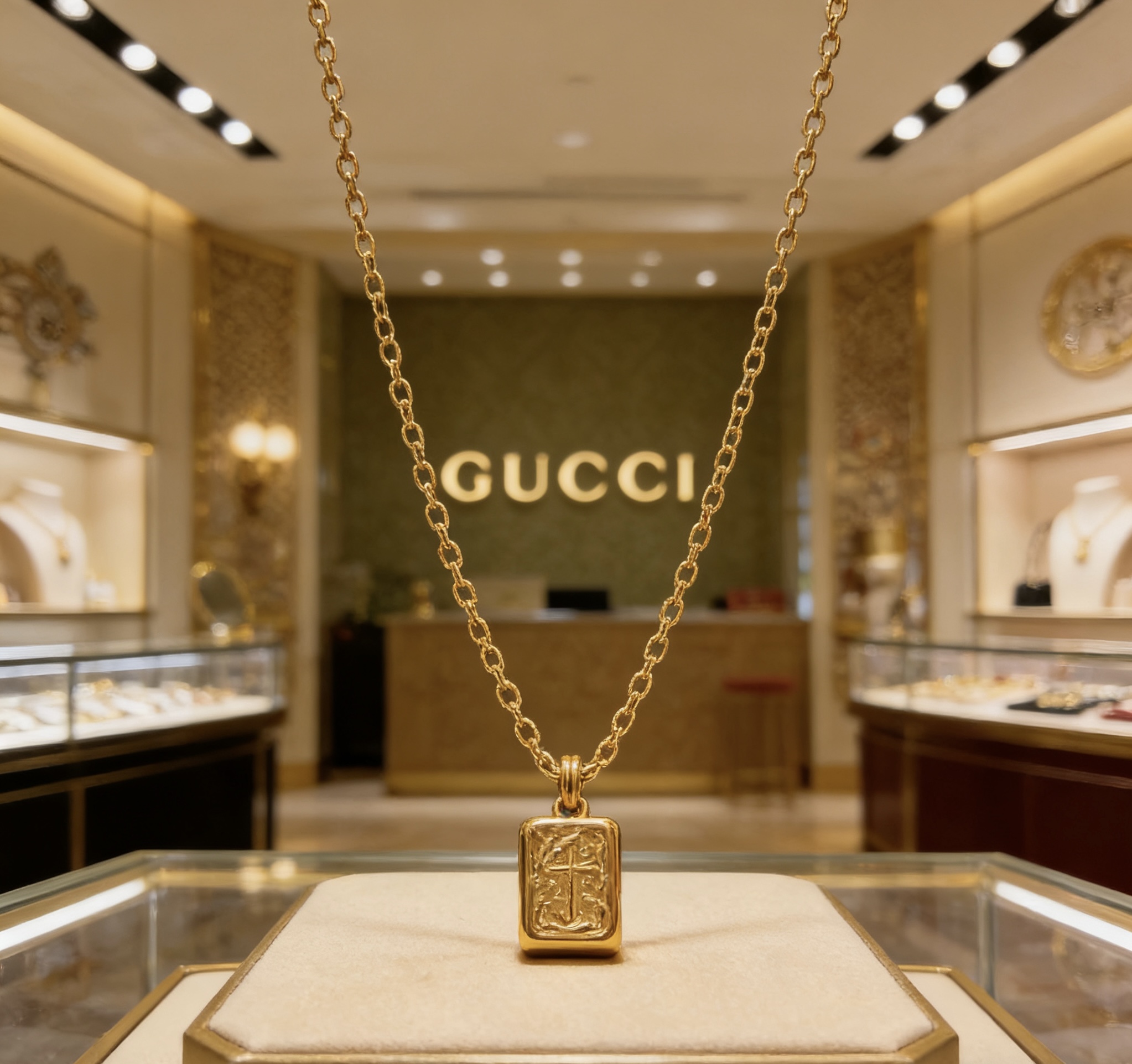 Gucci 古驰新品发布 不爆不发 抖音带货 首选 𝐆𝐮𝐜𝐜𝐢古驰项链最新款链条档次更高 Anger Forest系列双g古驰新品艺术风格 项链