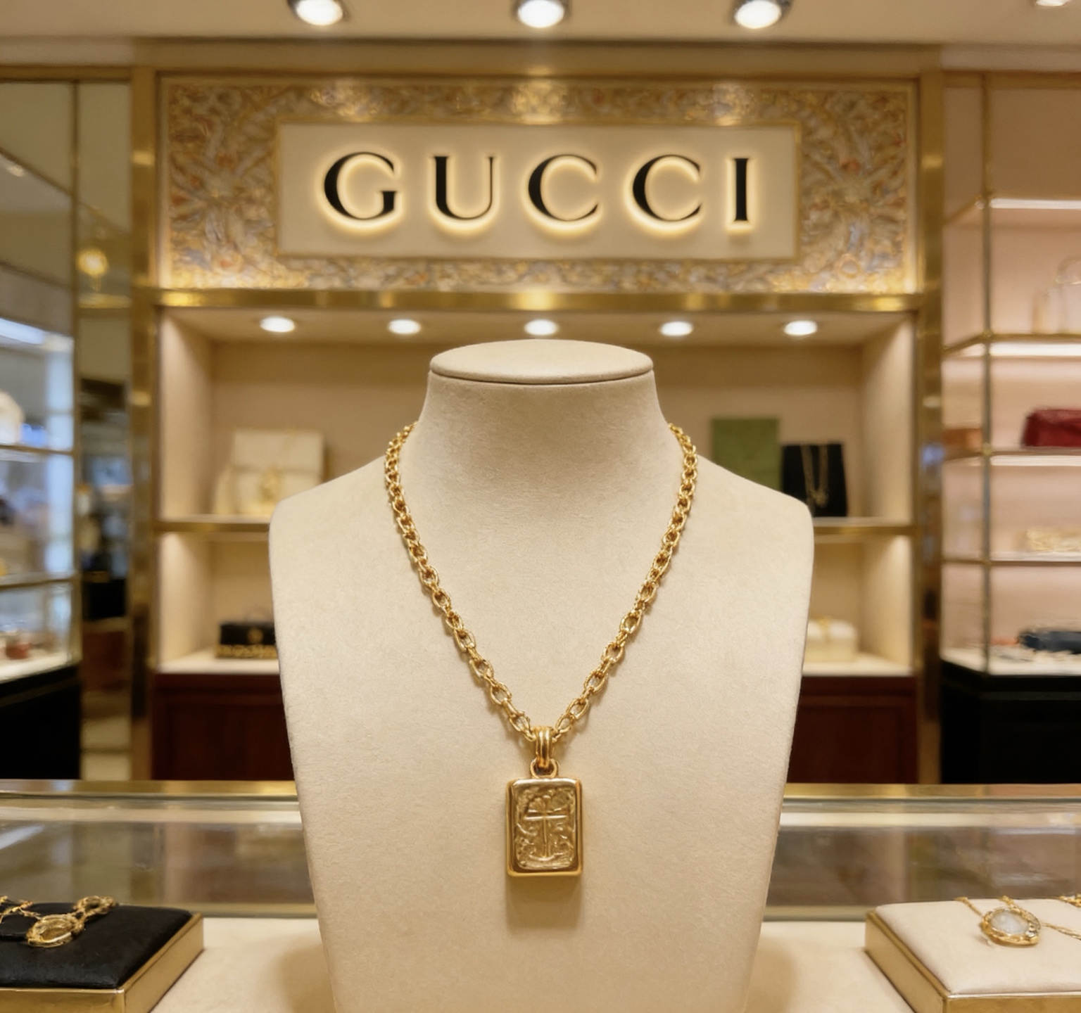 Gucci 古驰新品发布 不爆不发 抖音带货 首选 𝐆𝐮𝐜𝐜𝐢古驰项链最新款链条档次更高 Anger Forest系列双g古驰新品艺术风格 项链