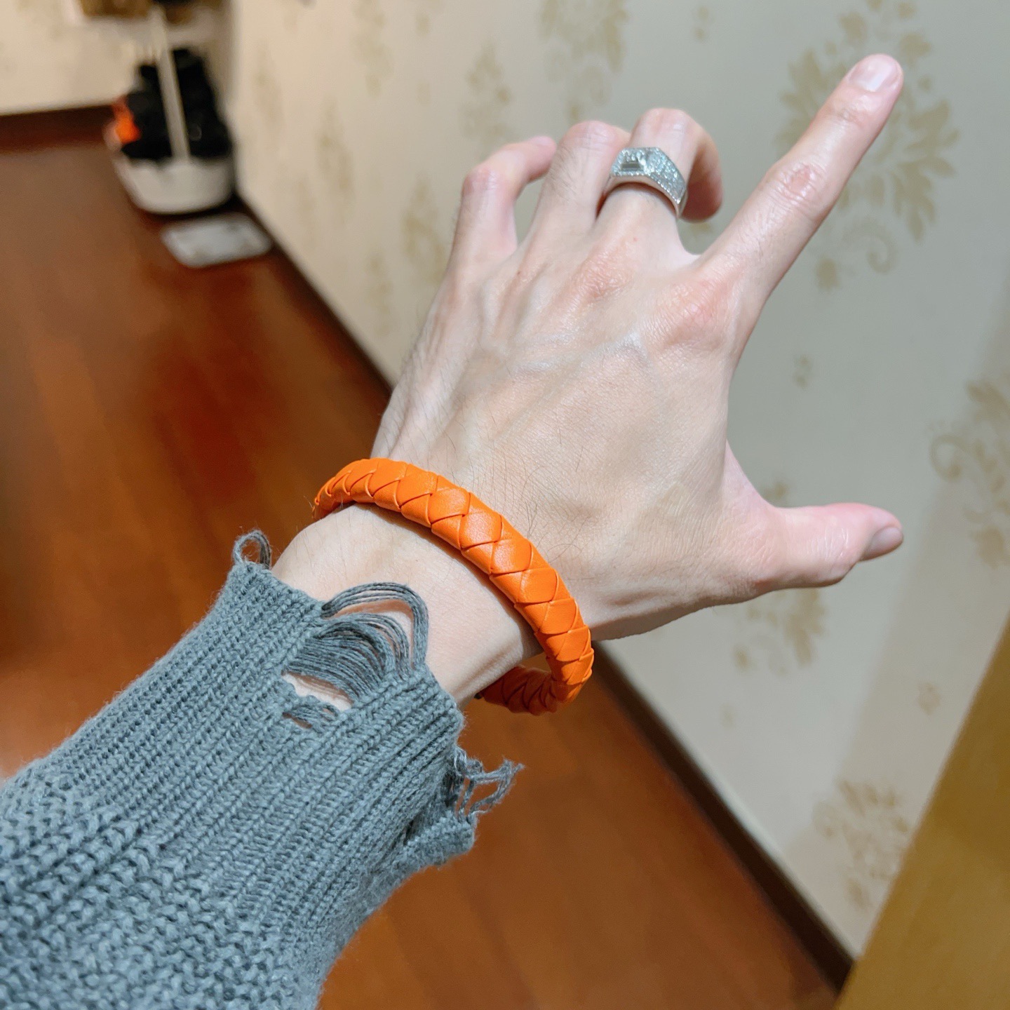Hermès 新款Hermes爱马仕手链编织手绳加厚版