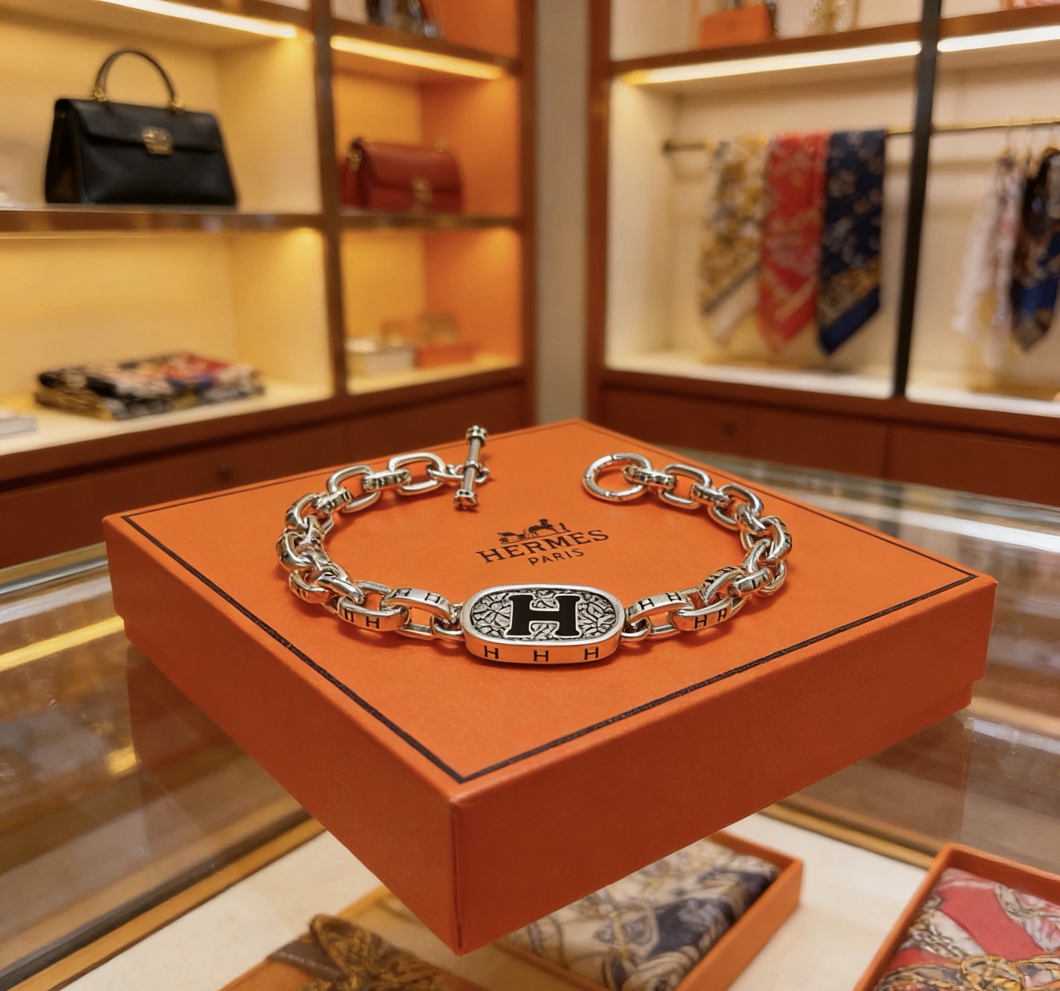 Hermès 新款爱马仕手链加厚版 铂金版 高级精工版
