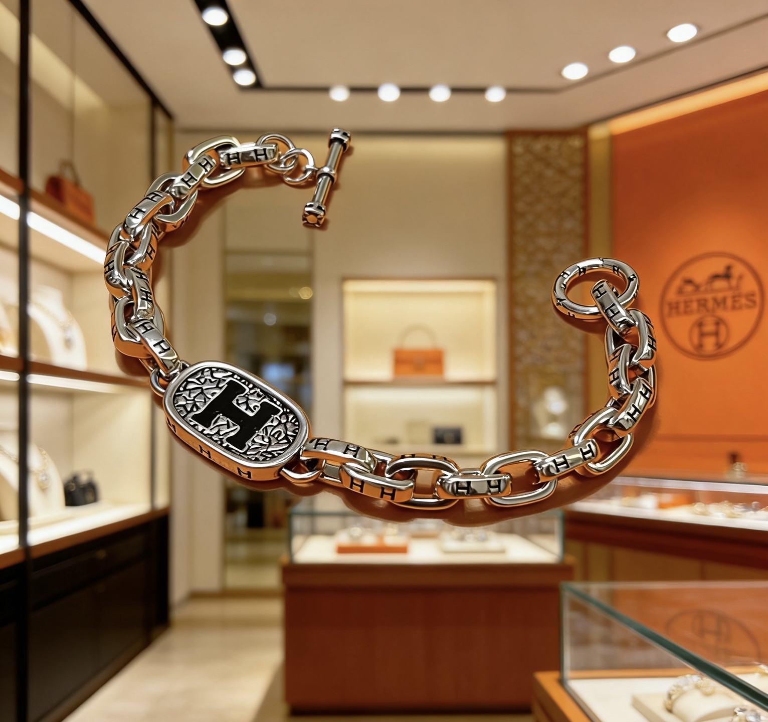 Hermès 新款爱马仕手链加厚版 铂金版 高级精工版