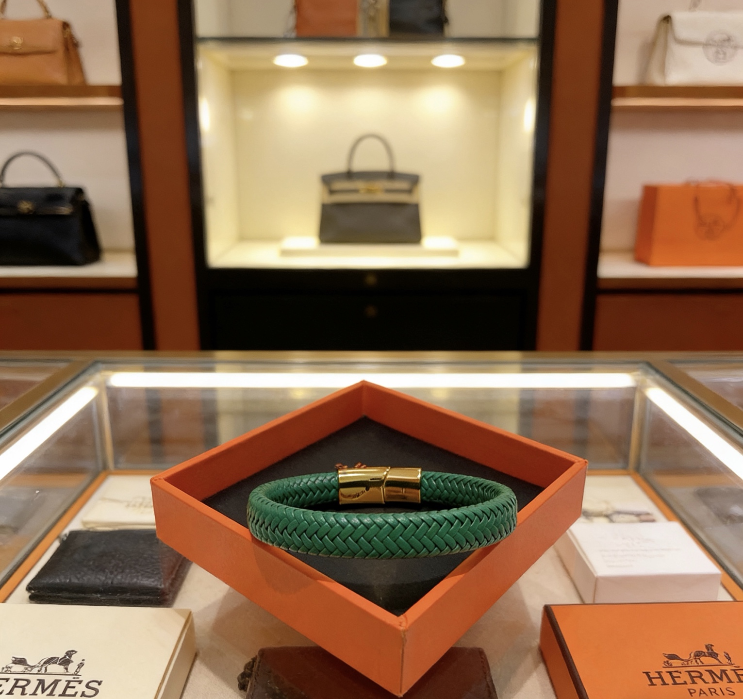Hermès 新品发售 爱马仕手绳手环最新款纯手工编织牛皮材质档次更高 H系列系列 款系列手链手绳